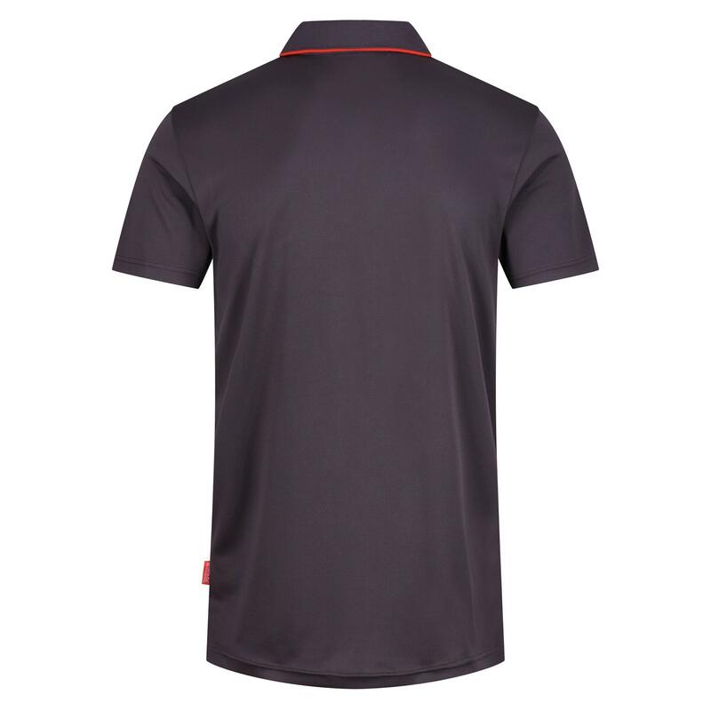 Polo Tactical Threads para Hombre Pack de 2 Negro, Hierro