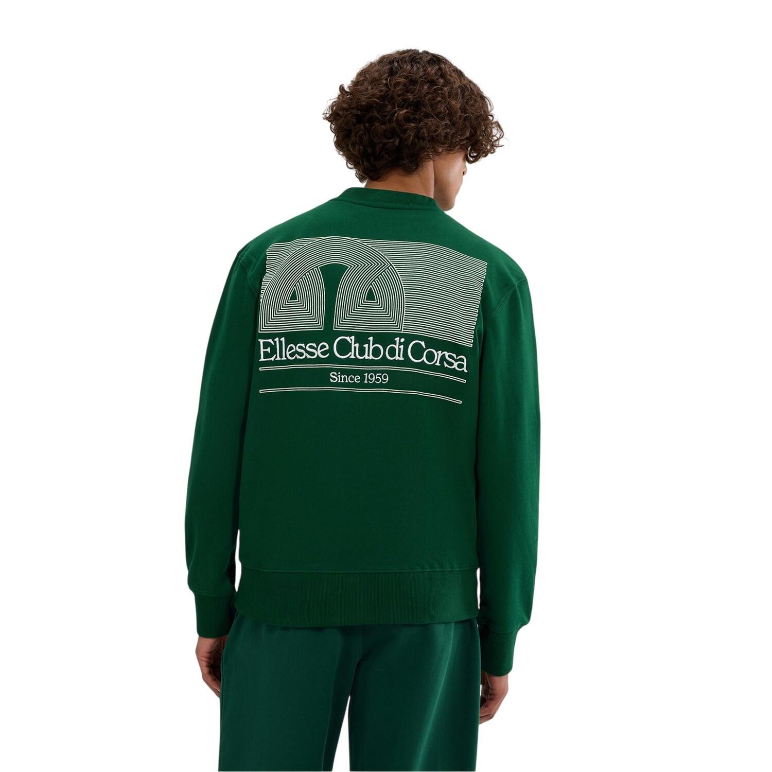 "Club Di Corsa" Sweatshirt für Damen Unisex Herren Dunkelgrün 2/4