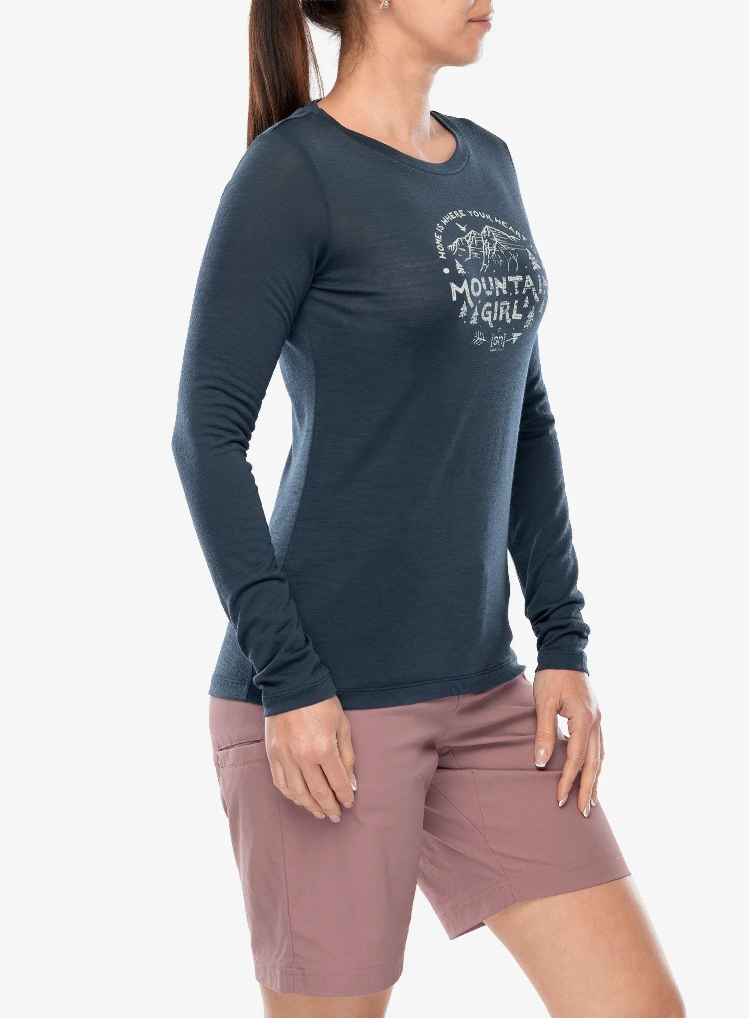 Bluza damska bez kaptura Super.natural Mountain Girl LS 6/7