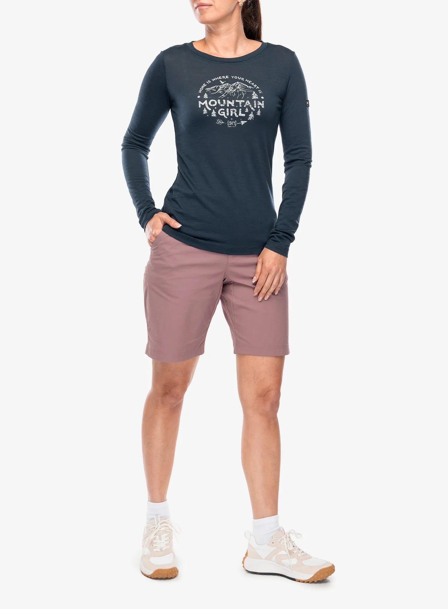 Bluza damska bez kaptura Super.natural Mountain Girl LS 2/7
