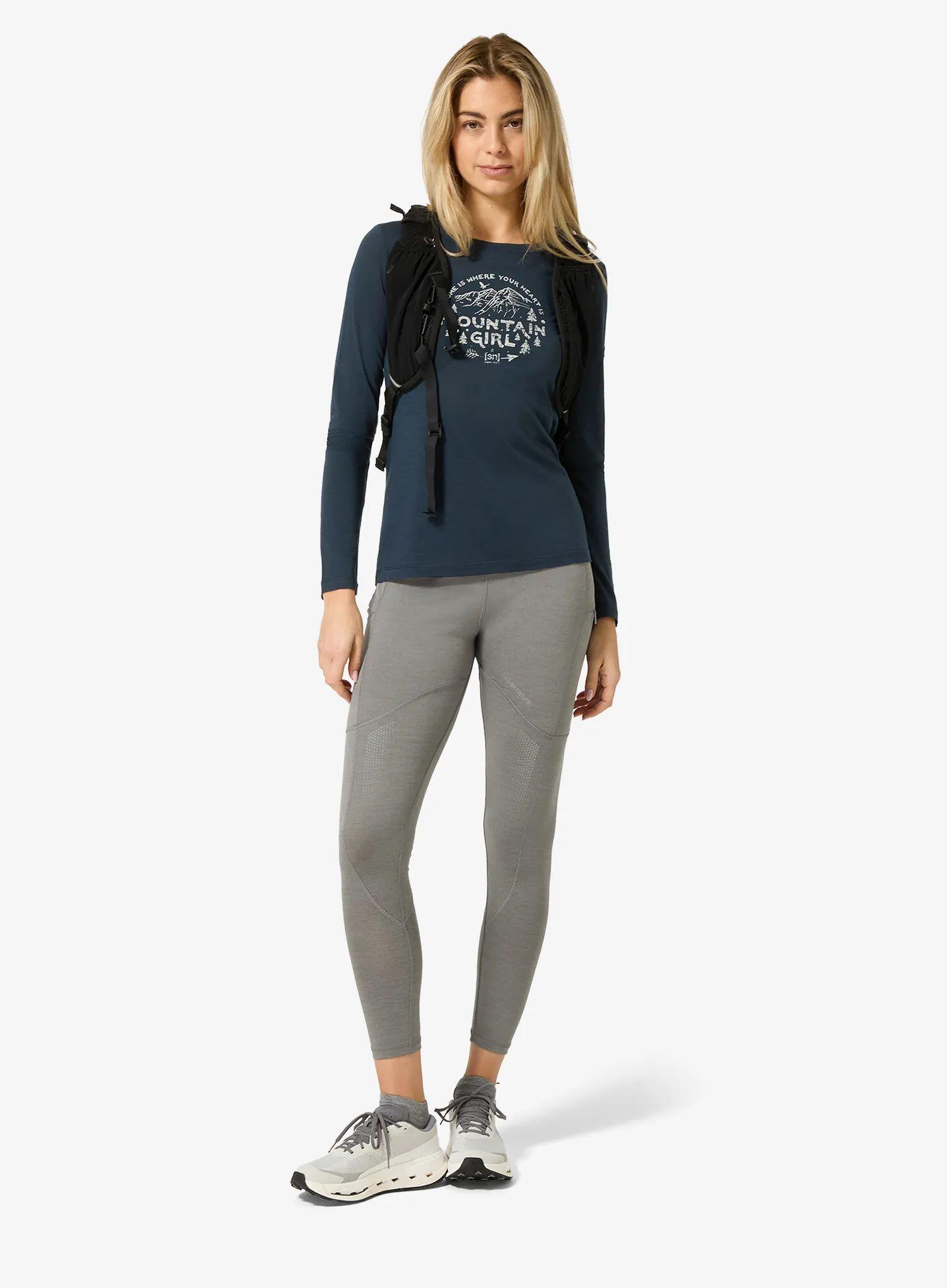 Bluza damska bez kaptura Super.natural Mountain Girl LS 5/7