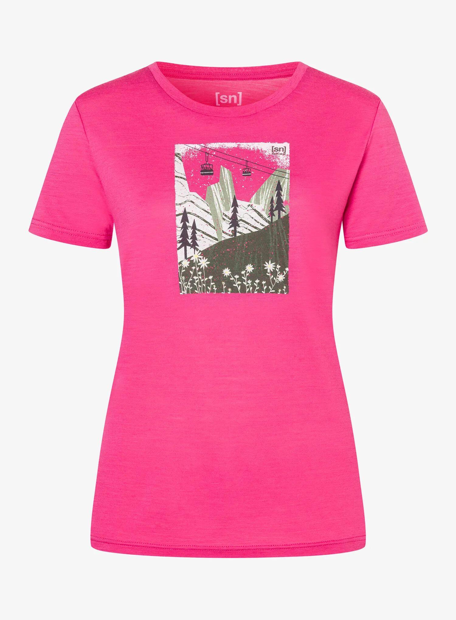 Koszulka z nadrukiem damska Super.natural Summer Gondola Tee 4/5