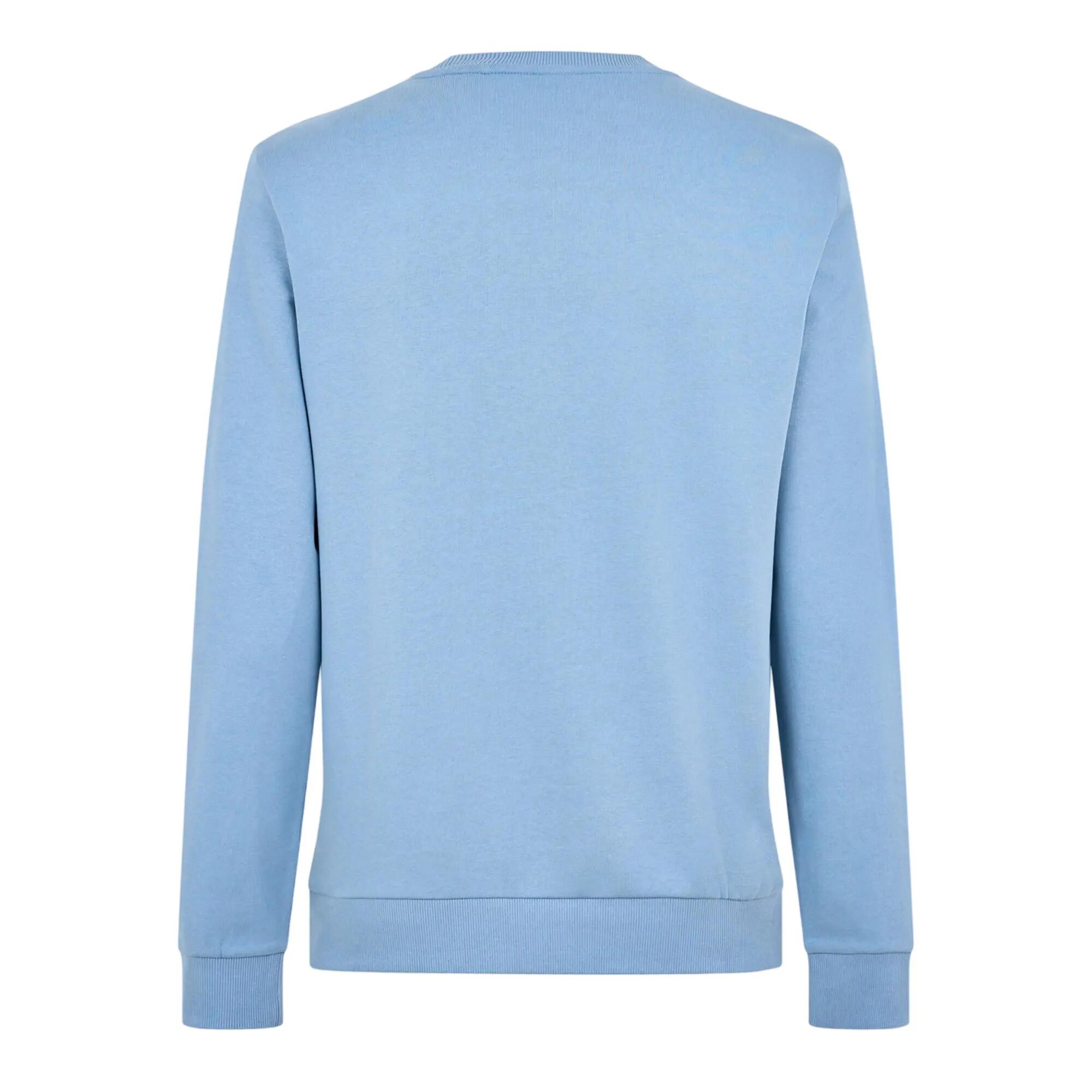 Mens Stitch Crew Neck Sweatshirt (Pastel Blue) 2/2