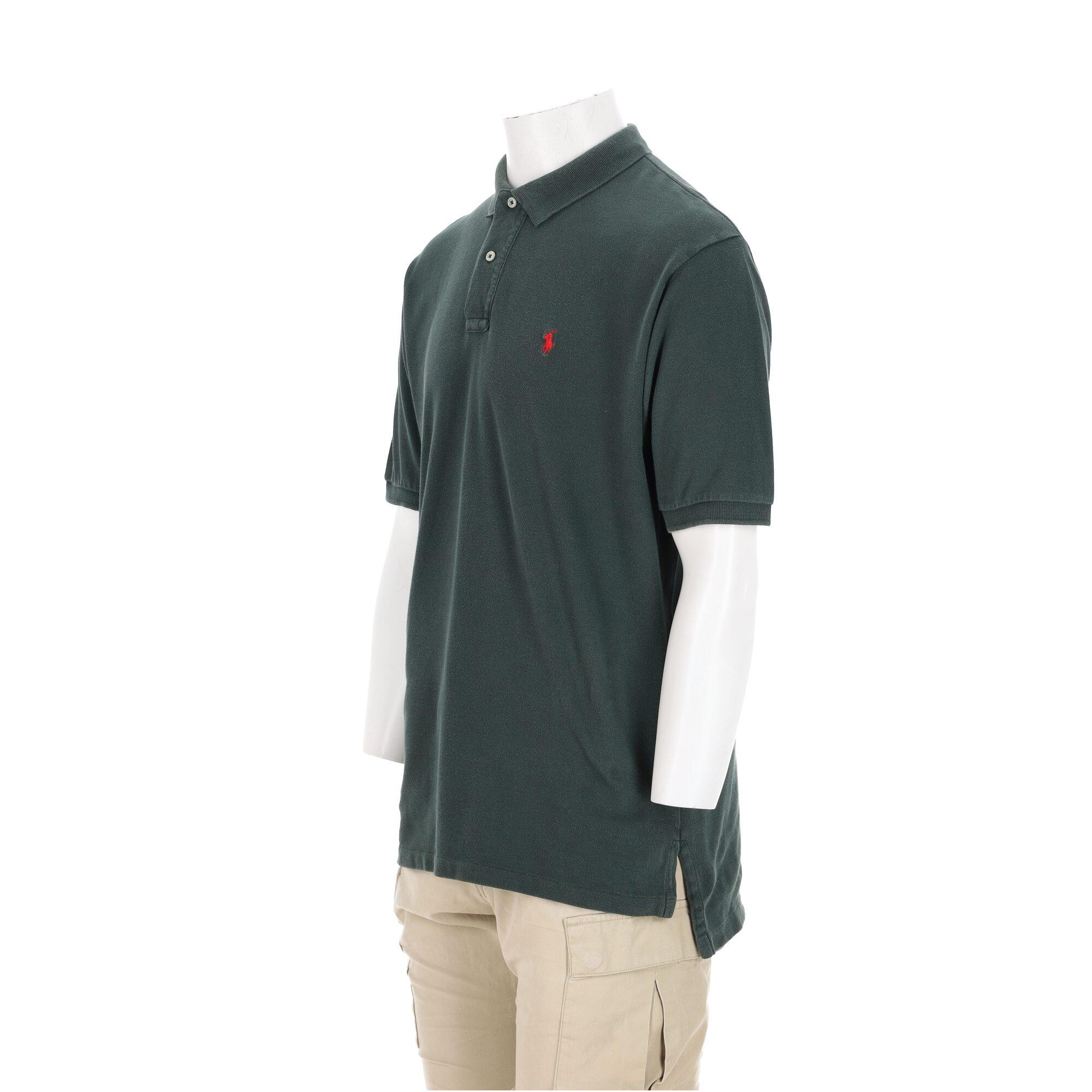 Polo maniche corte uomo verde Polo Ralph Lauren 4/7