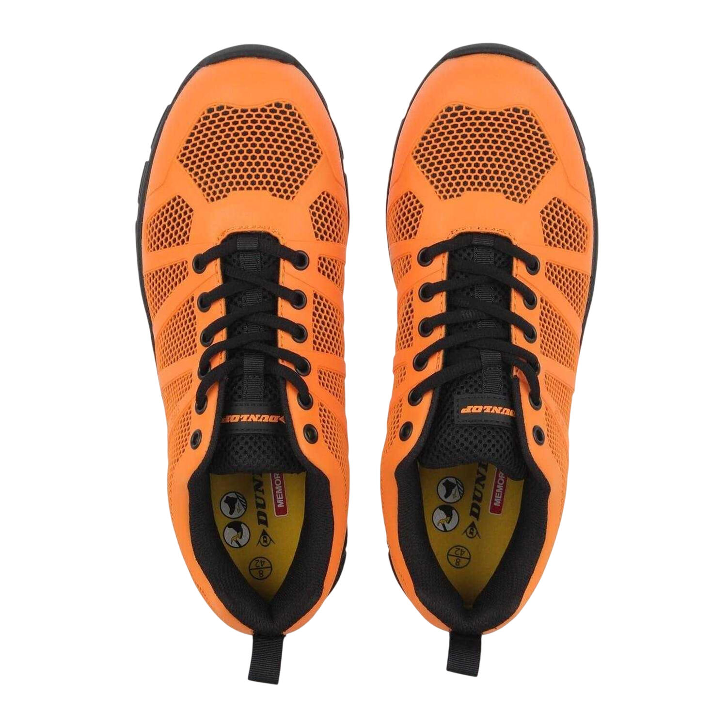 Sicherheitsschuhe für , MemorySchaum Herren Schwarz/Orange 3/3