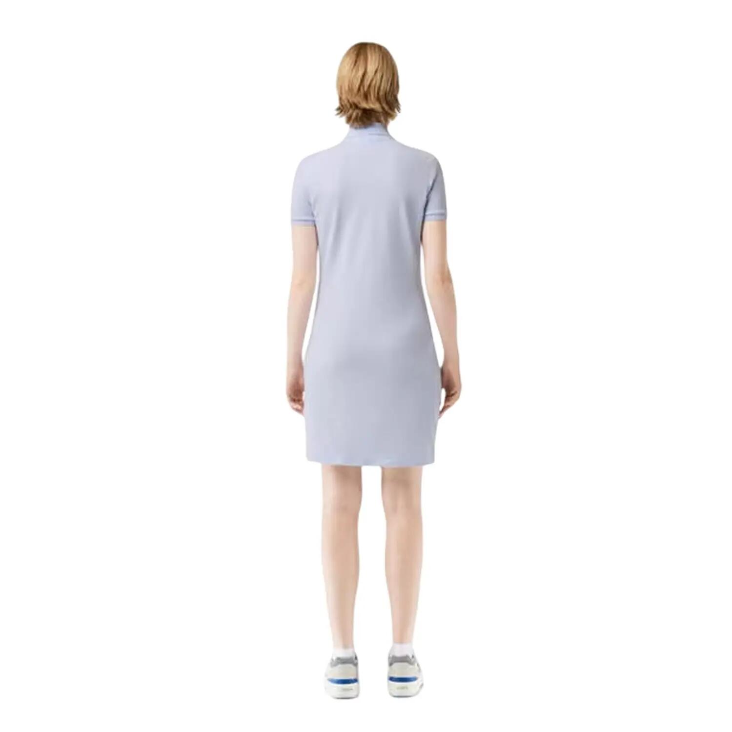 Vestido de Polo para Mujer Azul Claro 3/4