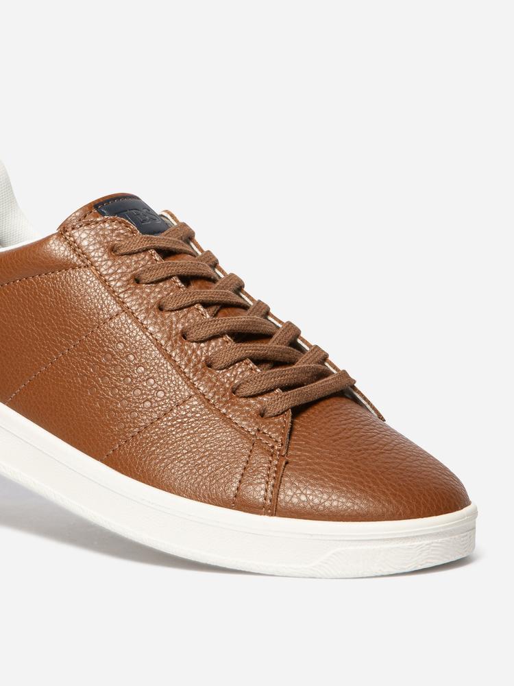 Baskets made in France Homme - FLAUBER Cognac / Marine 2/5