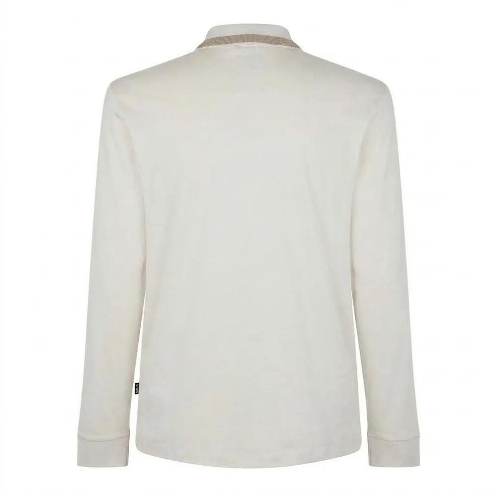 Polo Manches Longues Homme (Blanc) 2/2