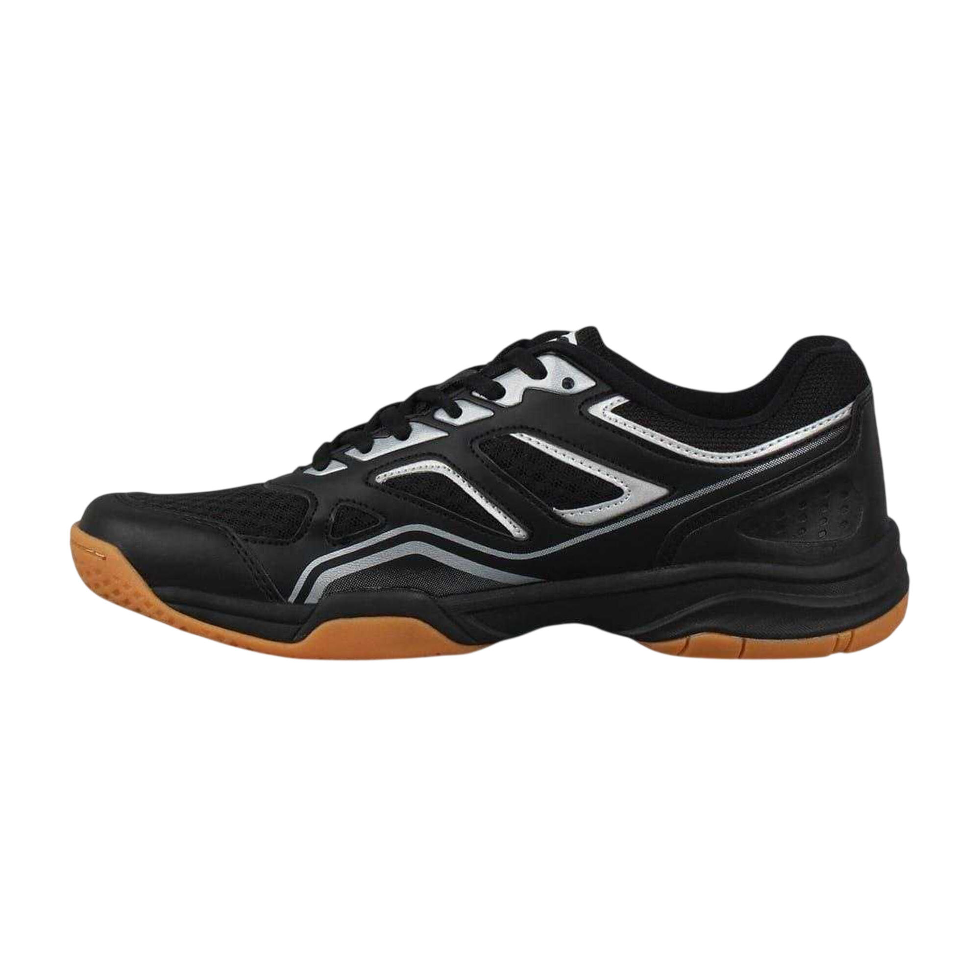 HallenSportschuhe für , Netzmaterial Herren Schwarz/Blau 3/4