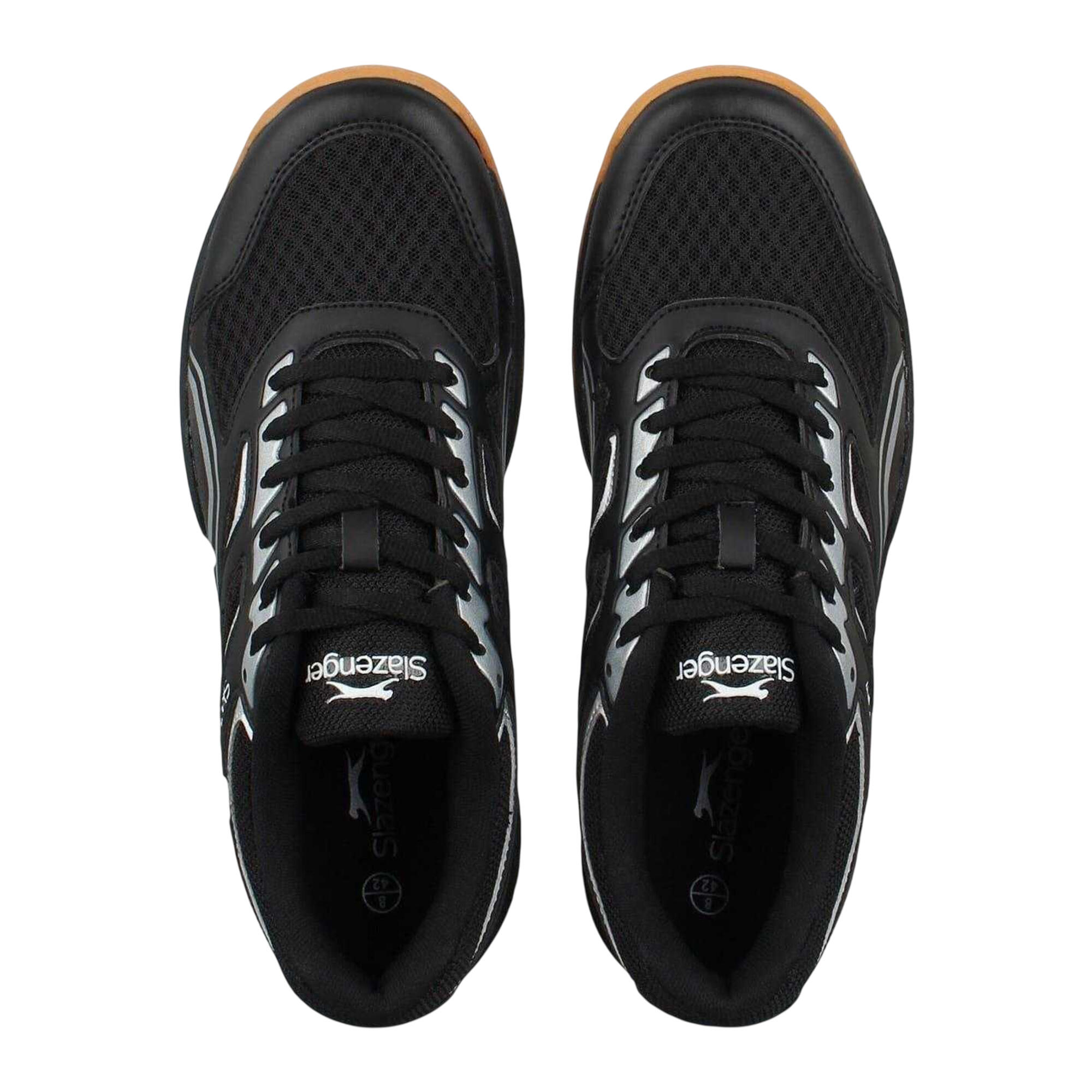 HallenSportschuhe für , Netzmaterial Herren Schwarz/Blau 4/4