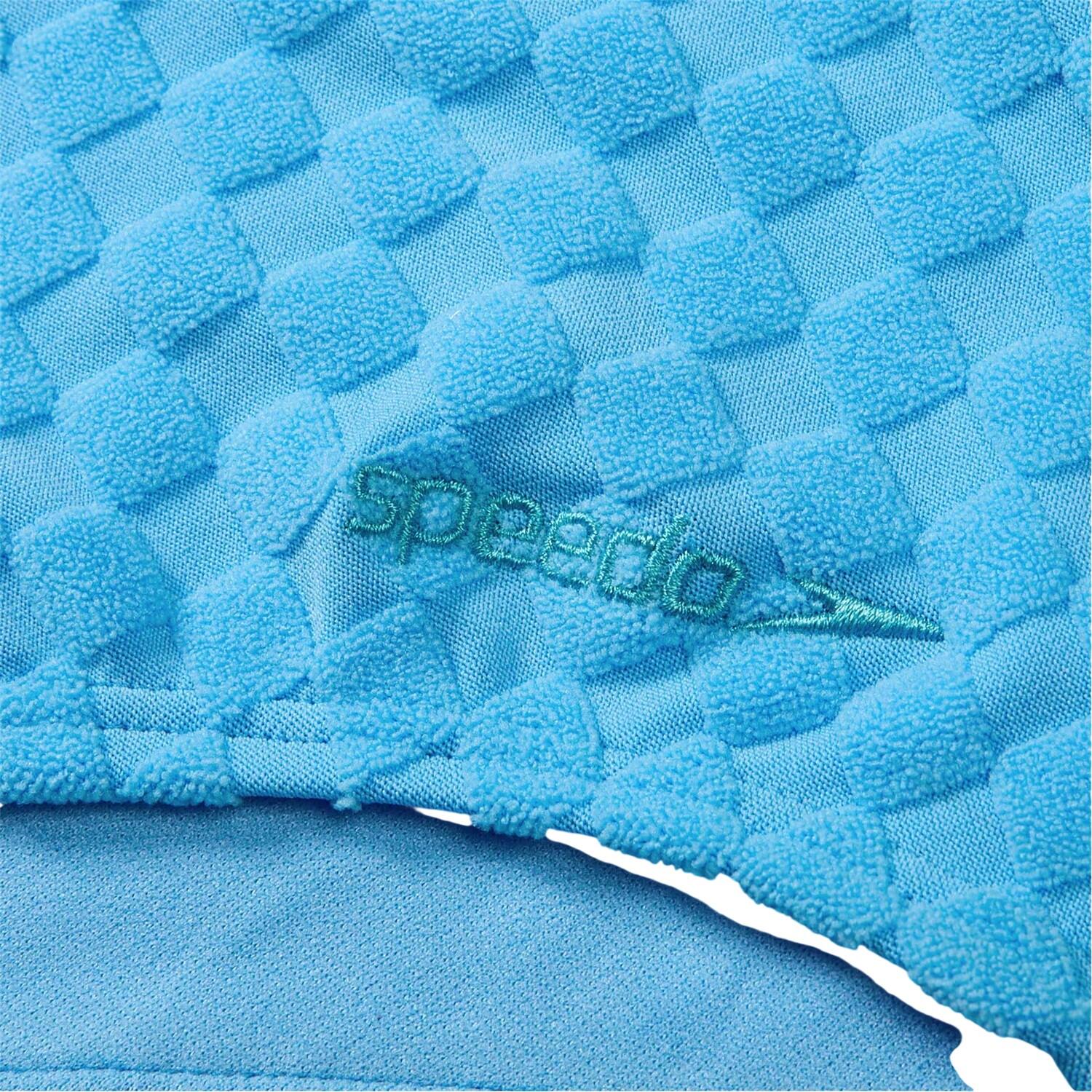 Maillot De Bain 1 Pièce Motif/style Damier Femme (Bleu À Carreaux) 3/3