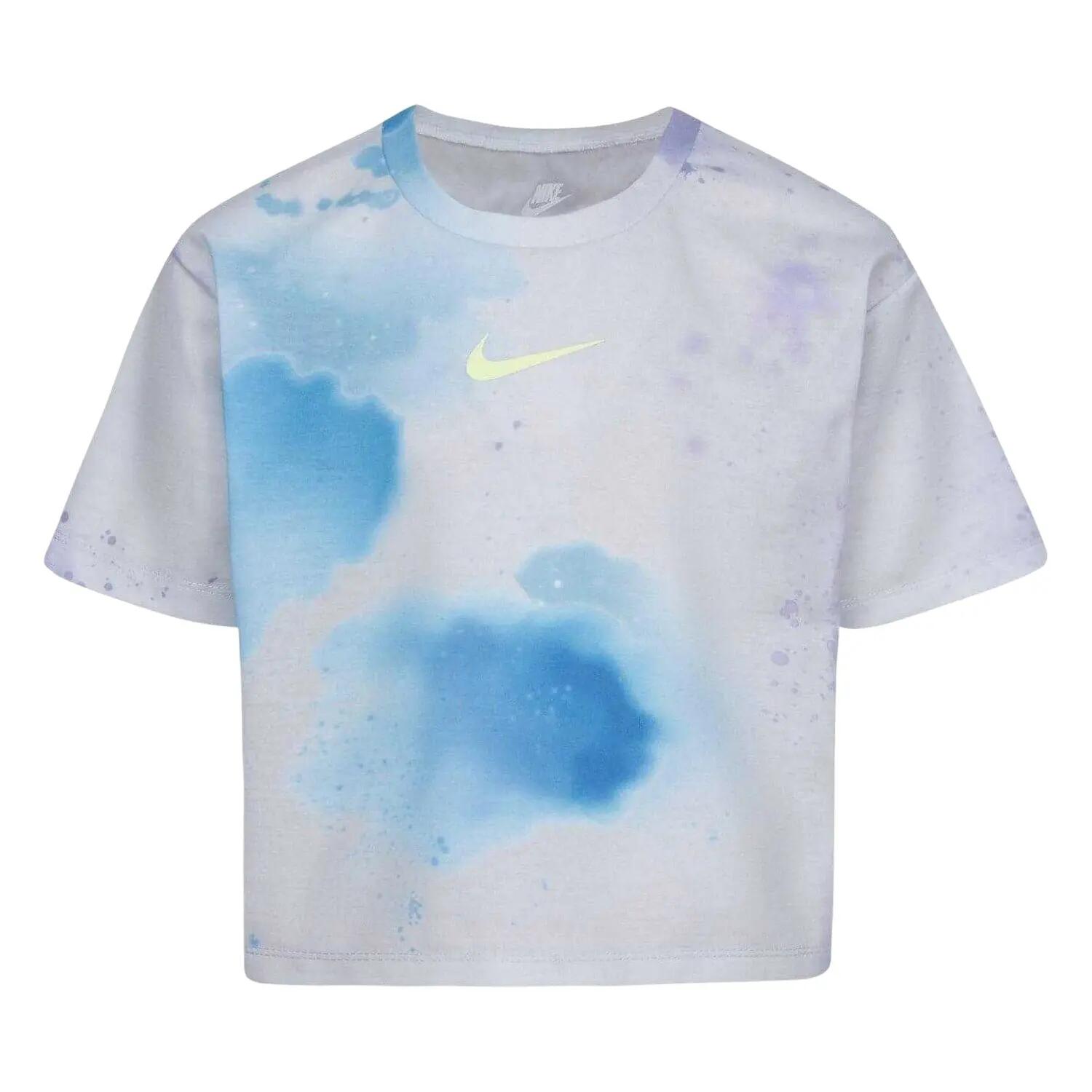 kurzes TShirt für Mädchen, Rundhalsausschnitt, Regulär Kinder Hellgrau 2/2
