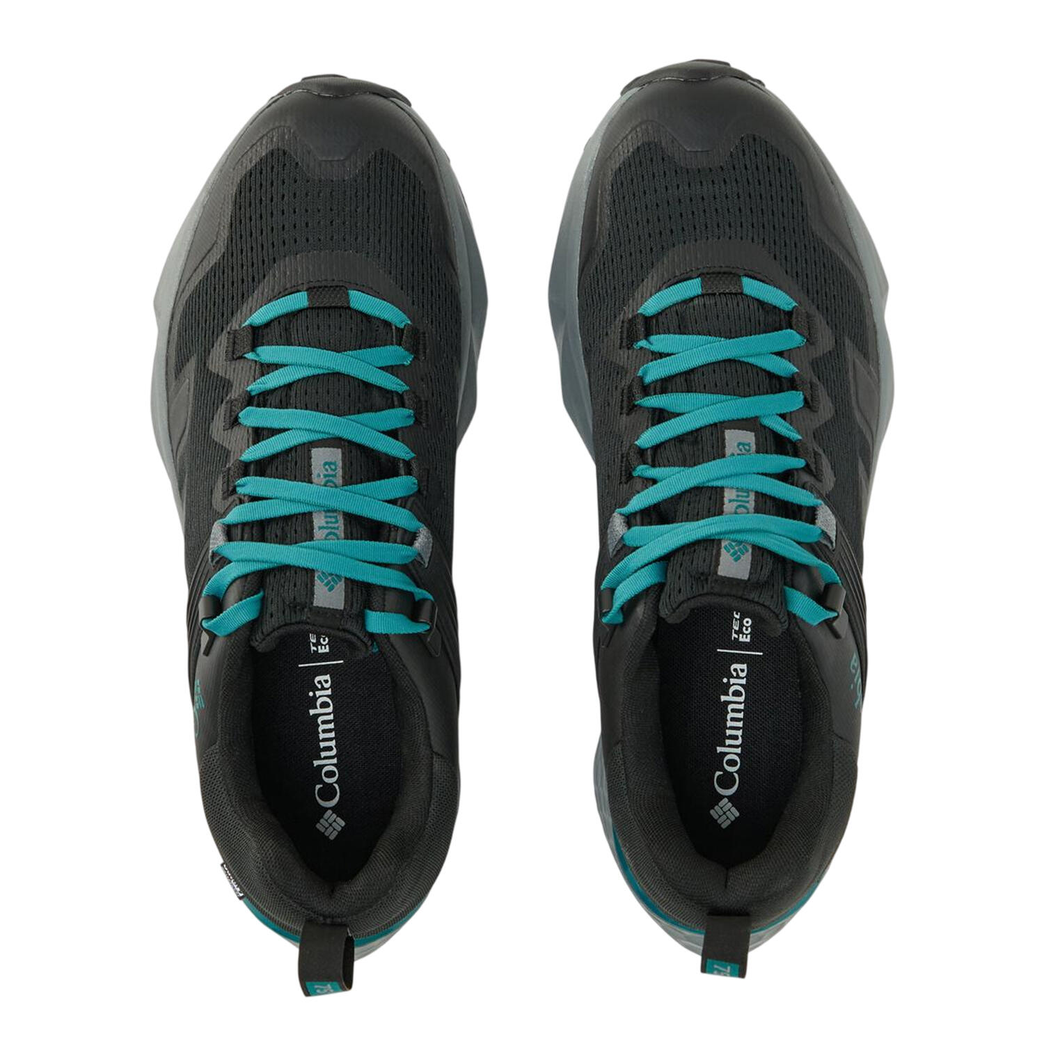 "Facet" Sneaker für , Leder Damen Schwarz/Petrol 3/3