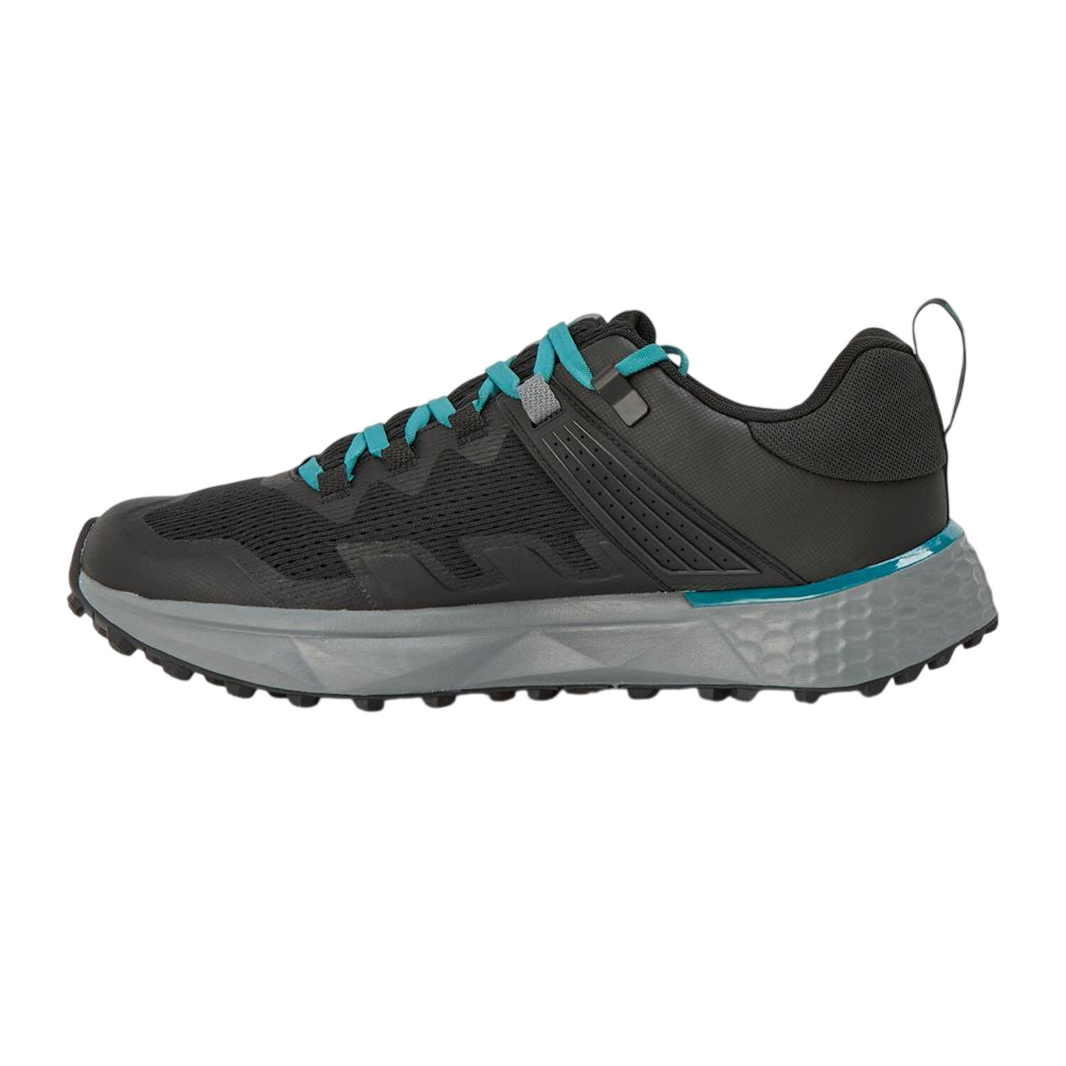 "Facet" Sneaker für , Leder Damen Schwarz/Petrol 2/3