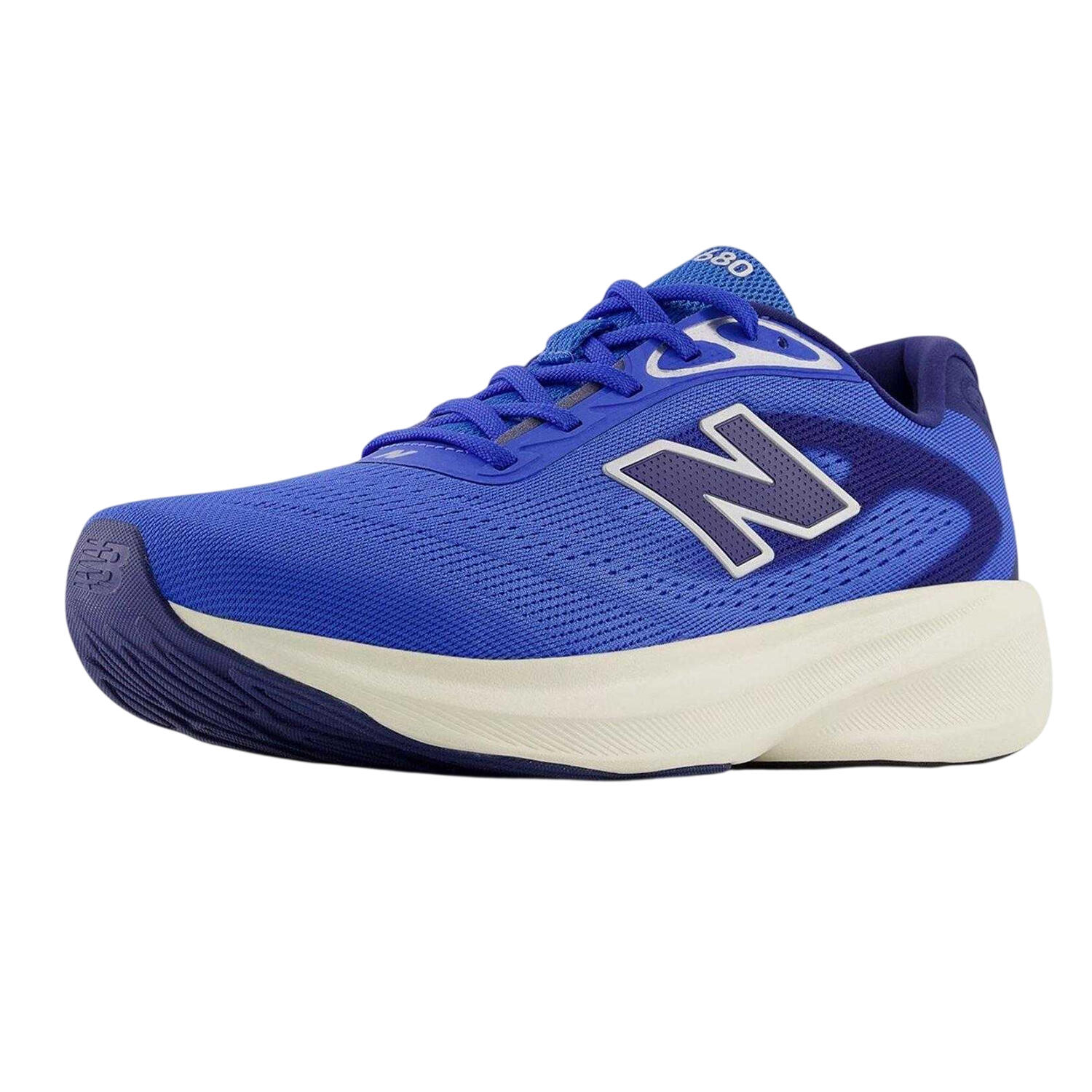 Mens 680 V8 Trainers (Blue/White) 4/4