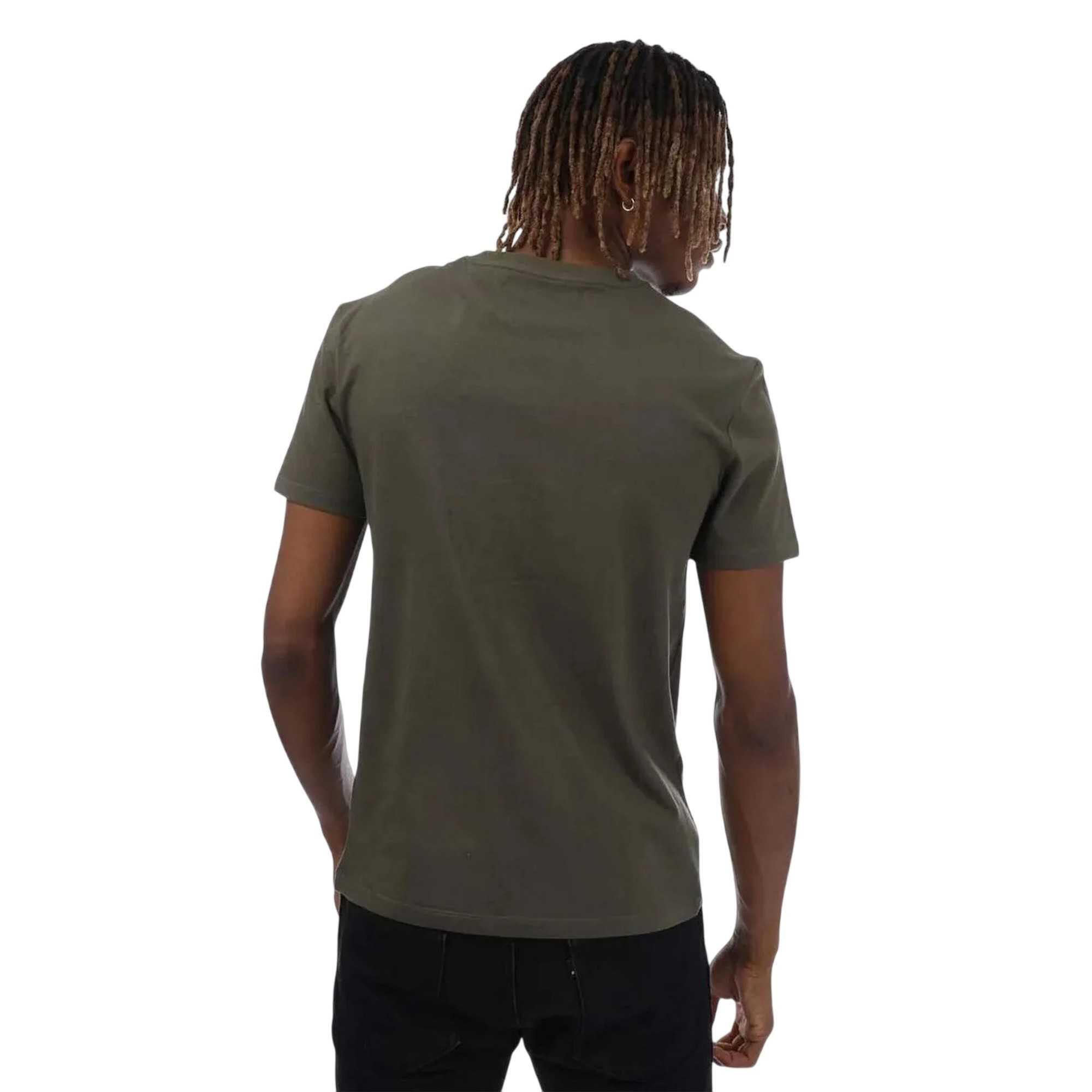 "Dunstan River" TShirt für , Rundhalsausschnitt, Schmal Herren Khakigrün 2/3