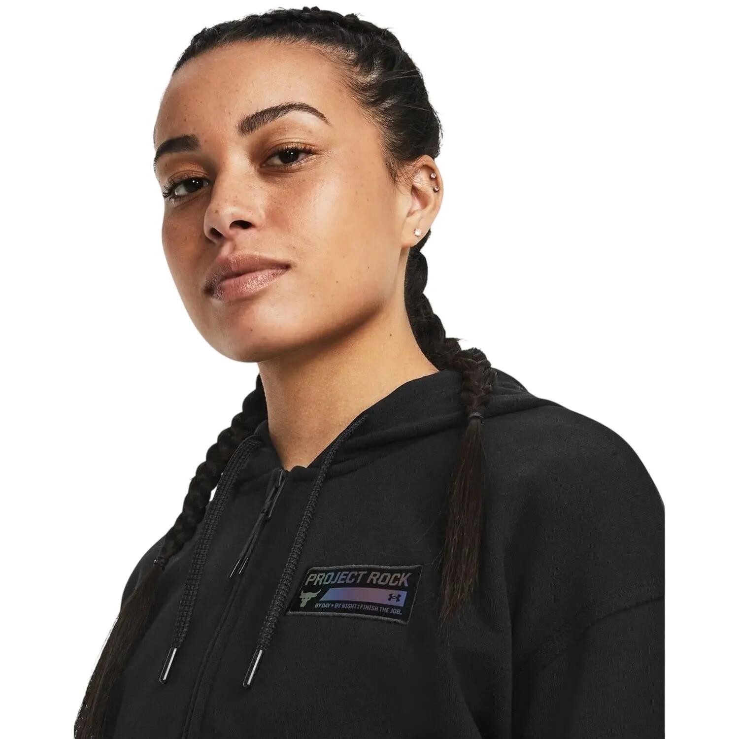 Veste À Capuche TERRY Femme (Noir) 4/5