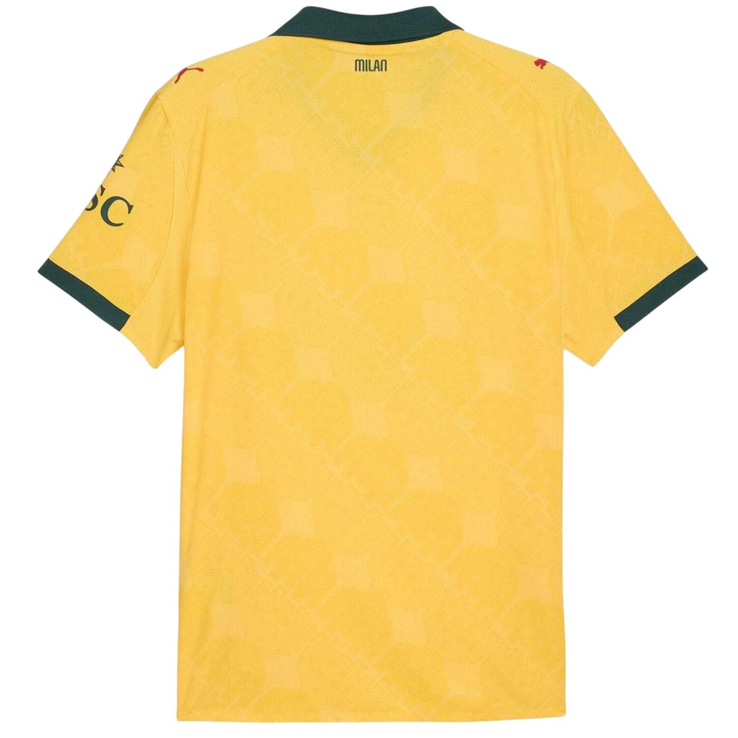 Terza Maglia Uomo AC Milan Authentic 25/26 Giallo Verde 3/3
