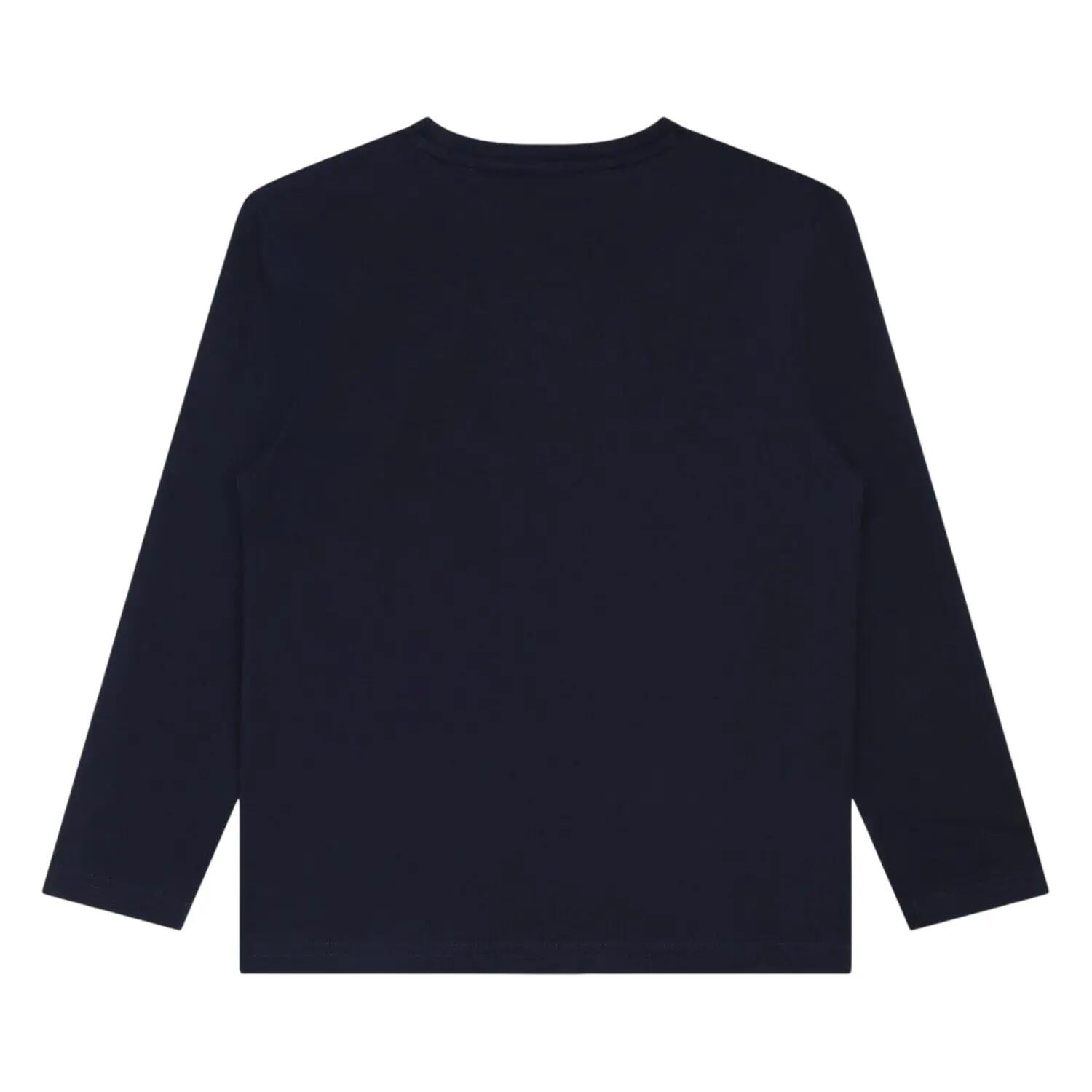 TShirt für Jungen, Langärmlig Kinder Marine 2/2