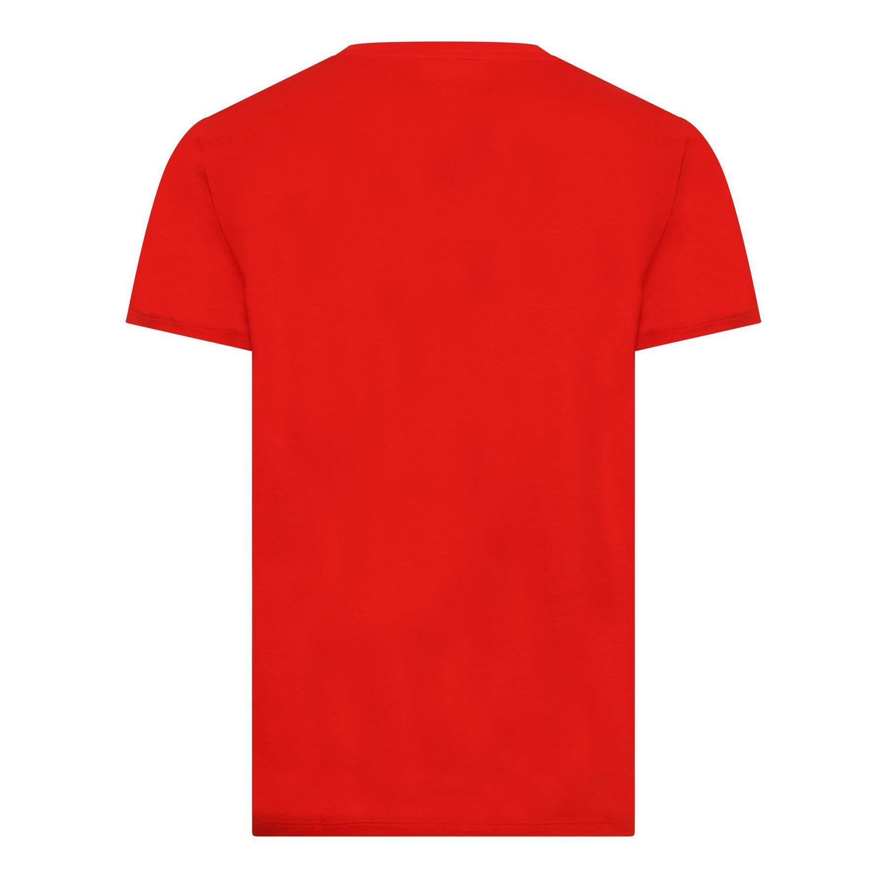 "Pima" TShirt für , VAusschnitt, Leicht Herren Rot 2/2