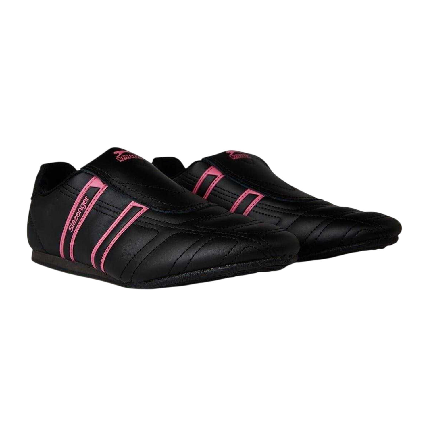 "Warrior" Sneaker für , Leder Damen Schwarz/Kirsche 4/4