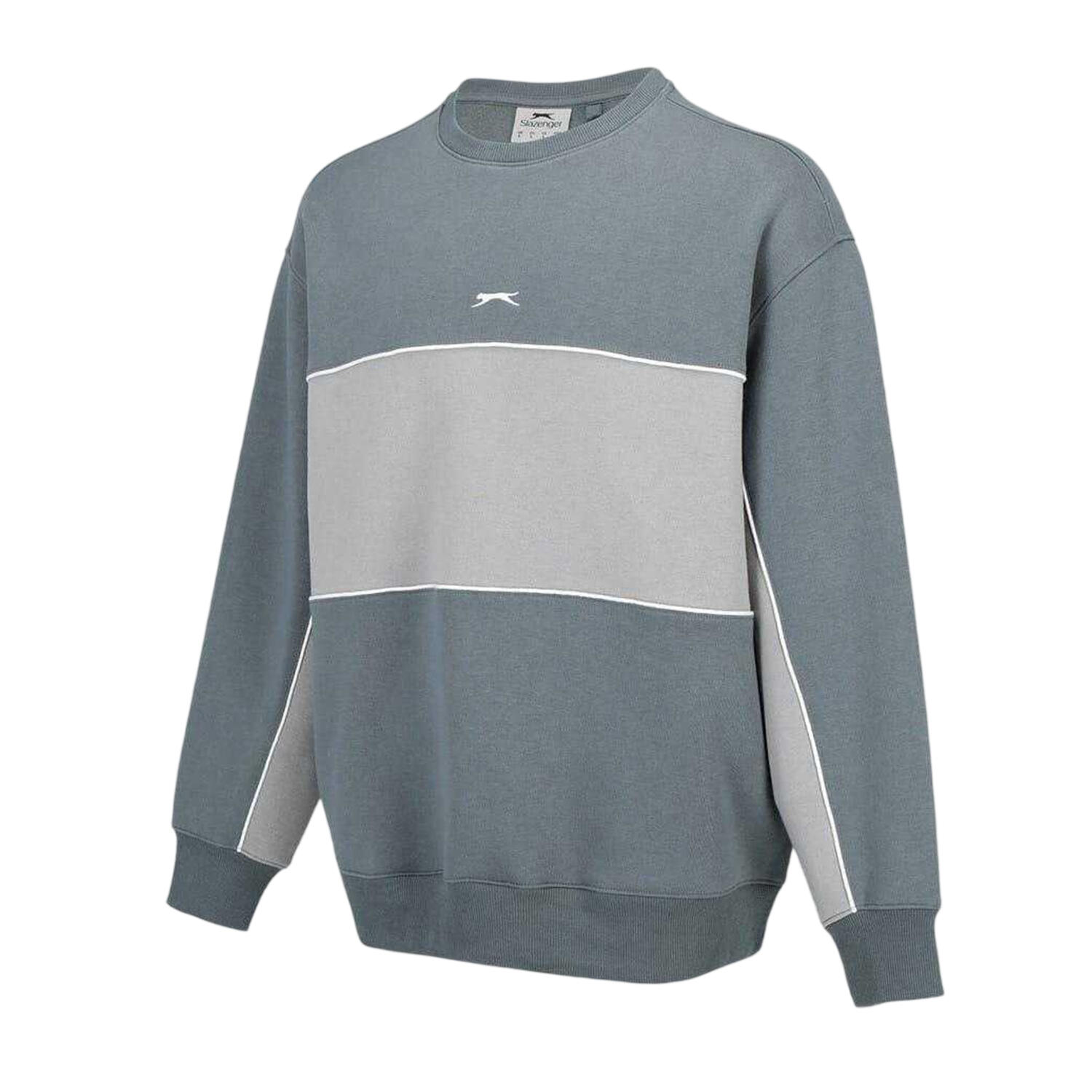Sweatshirt für , Rundhalsausschnitt, Fleece Herren Schiefer/Grau 3/3