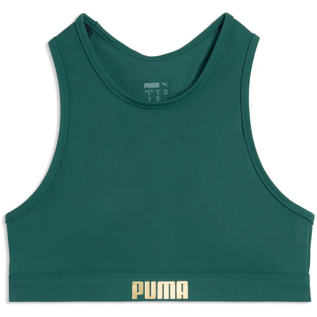Bra Puma Swim Women Racerback Swim Top 1p, Green, Women