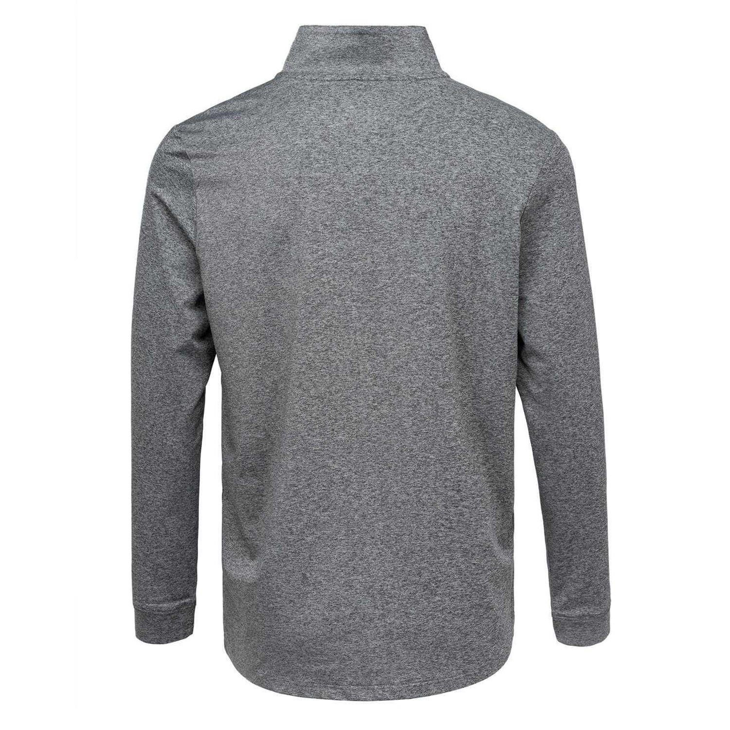 Sweatshirt für , mit kurzem Reißverschluss Herren Holzkohle 2/3