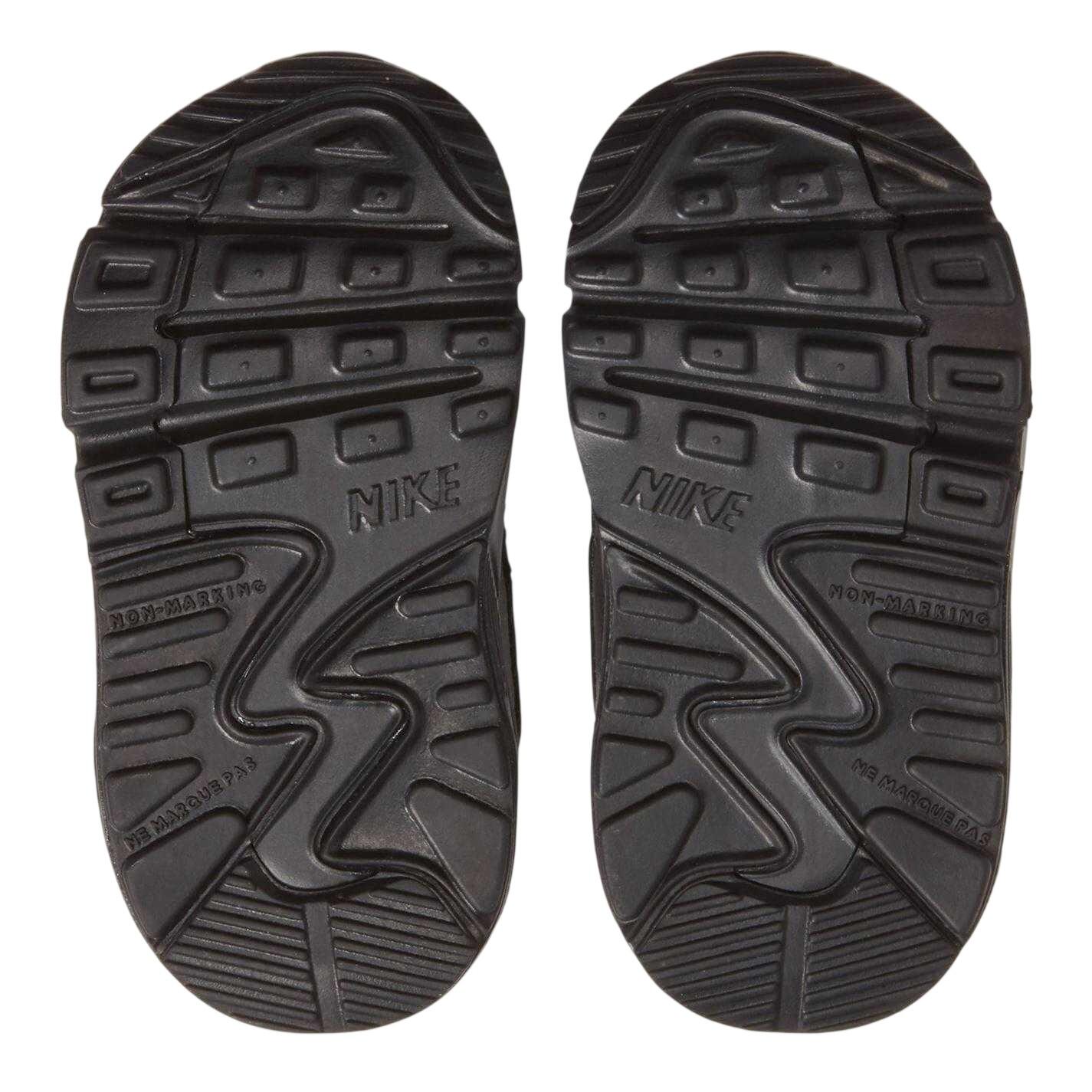 Scarpe Sportive PelleBambini Nike Air Max 90 Triplo Nero 4/4