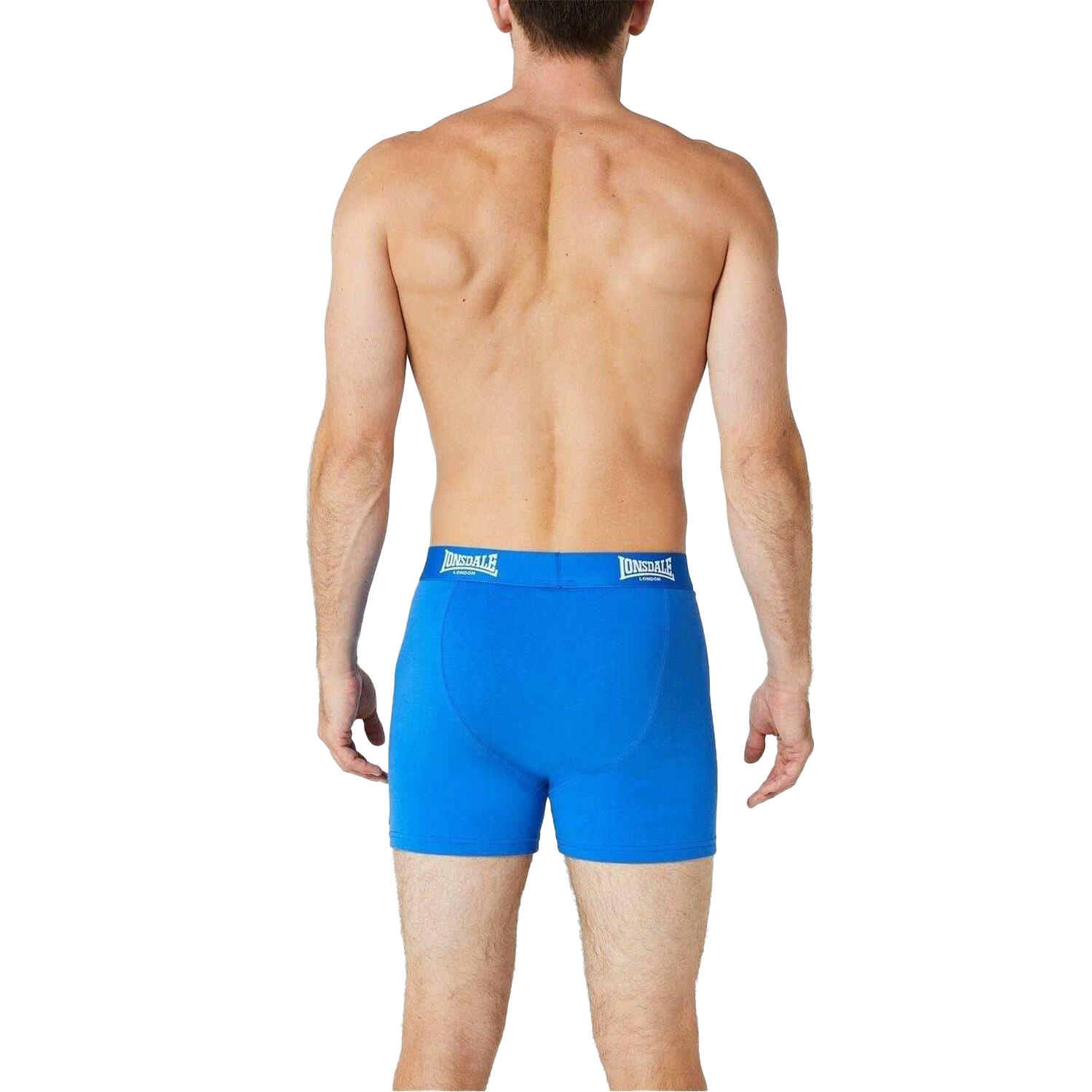 Boxershorts für (2erPack) Herren Blau 3/3