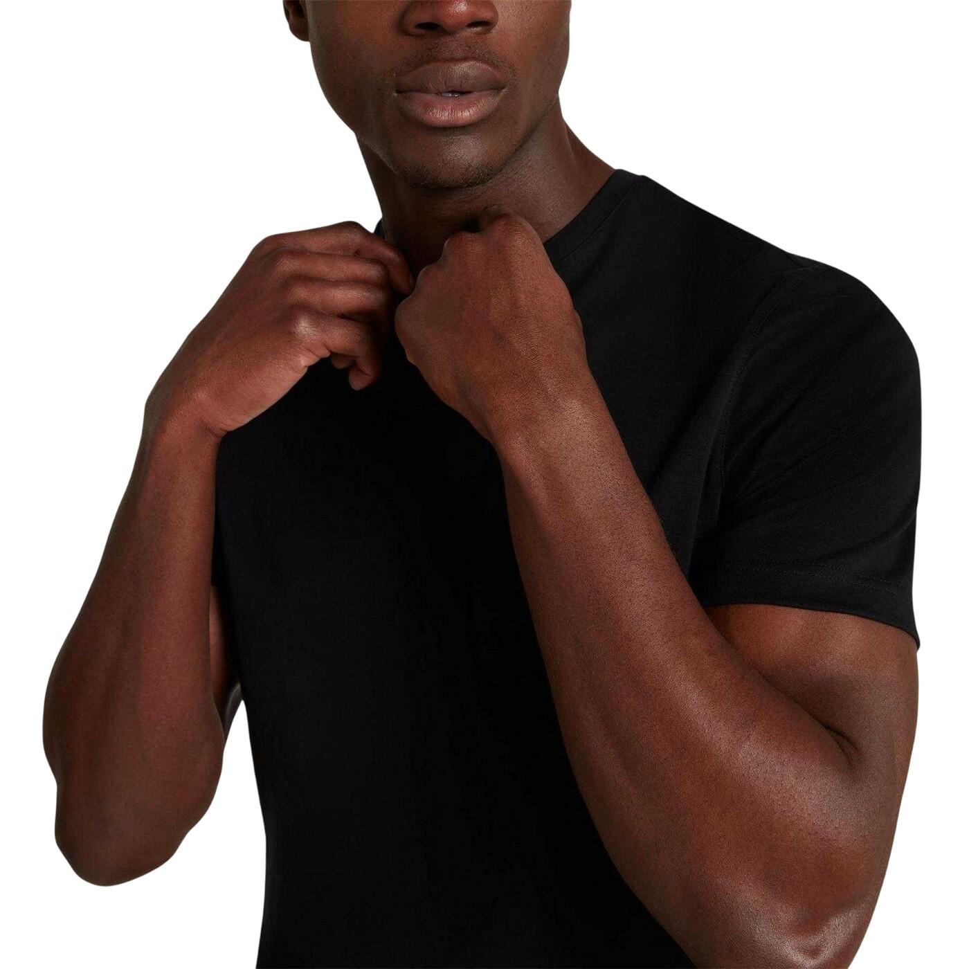 Mens Soft Touch ShortSleeved TShirt (Black) 4/5