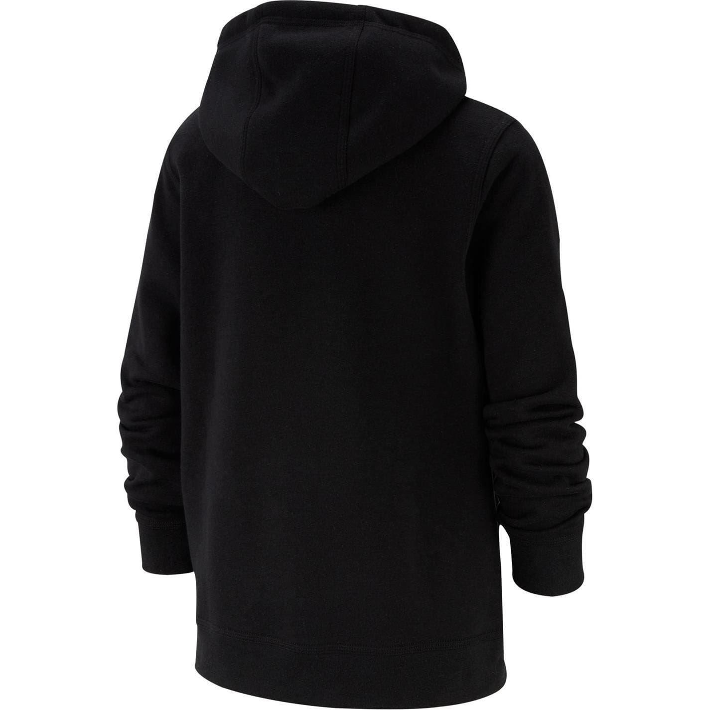 Childrens/Kids Full Zip Hoodie (Black) 2/2