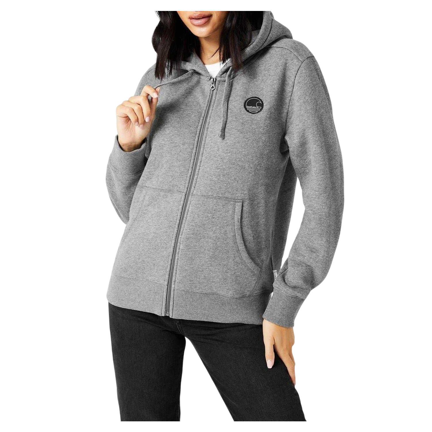 Veste À Capuche Femme (Anthracite Chiné) 4/4