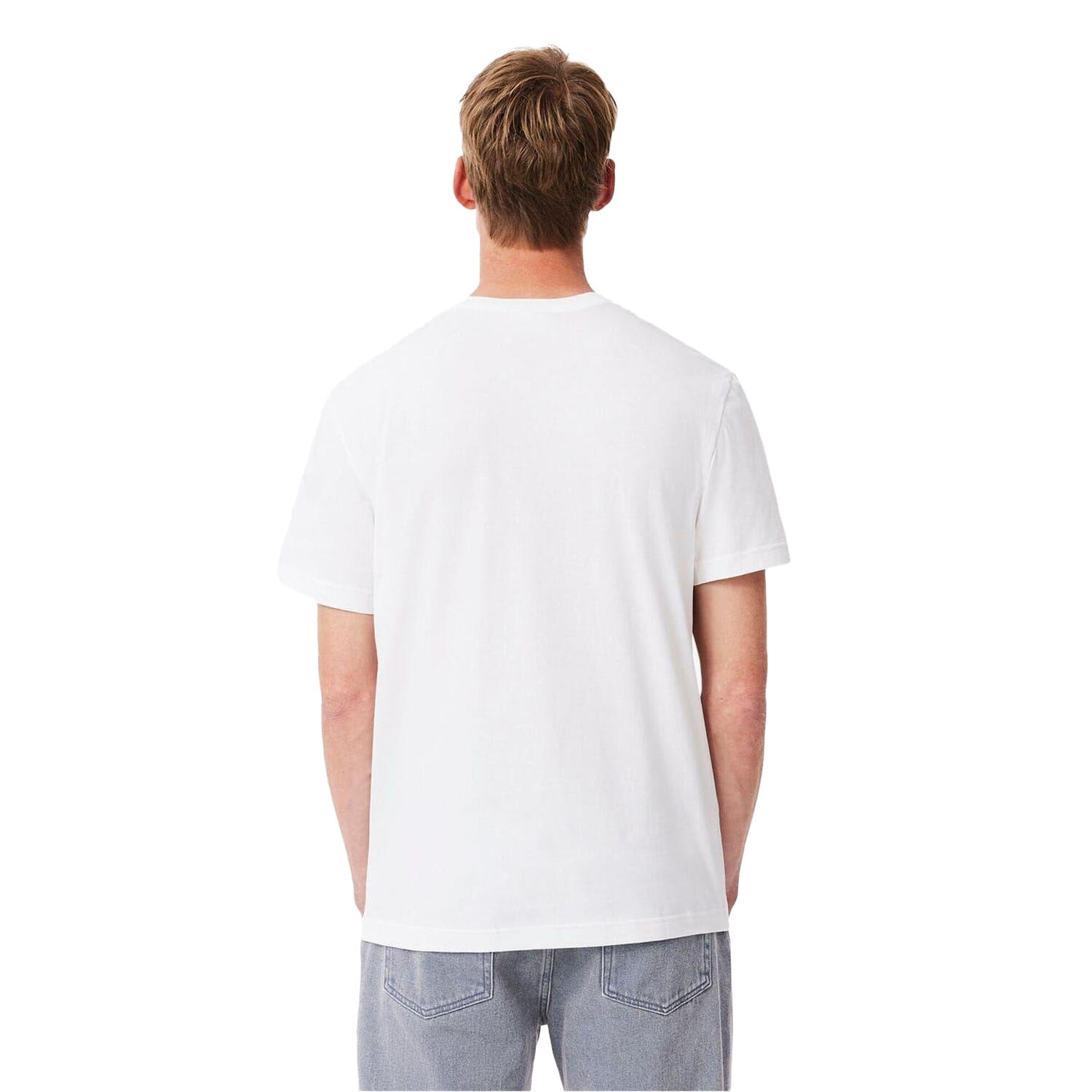 Tshirt Motif/style Imprimé Crocodile Homme (Blanc) 3/3