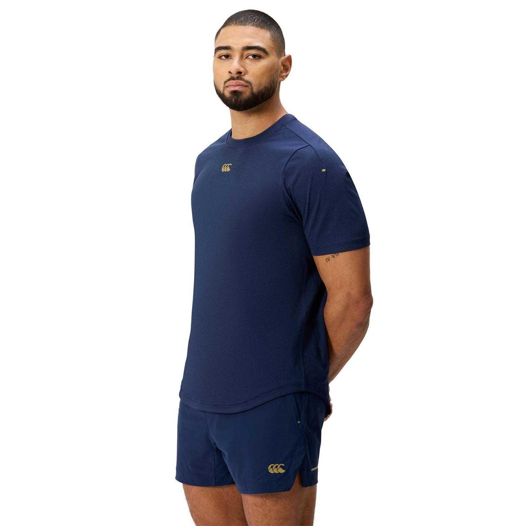 Maglietta Uomo Canterbury Everest Dart Tech Blu Navy 4/5