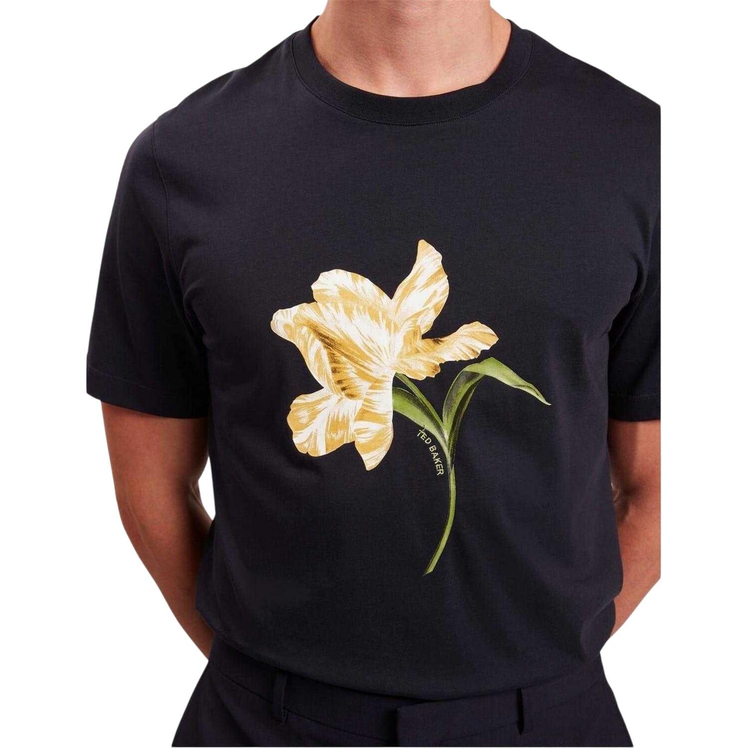 TShirt für , Rundhalsausschnitt, Regulär Herren Marine 4/4