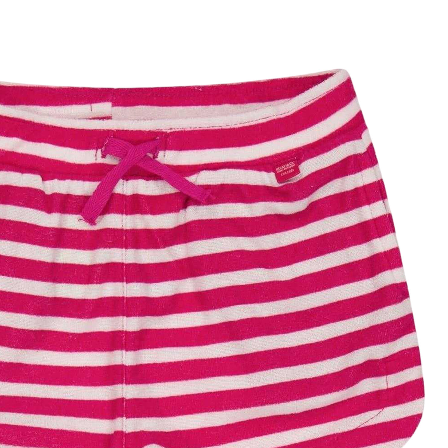 Girls Dayana Sweat Shorts (Pink Fusion/White) 2/3