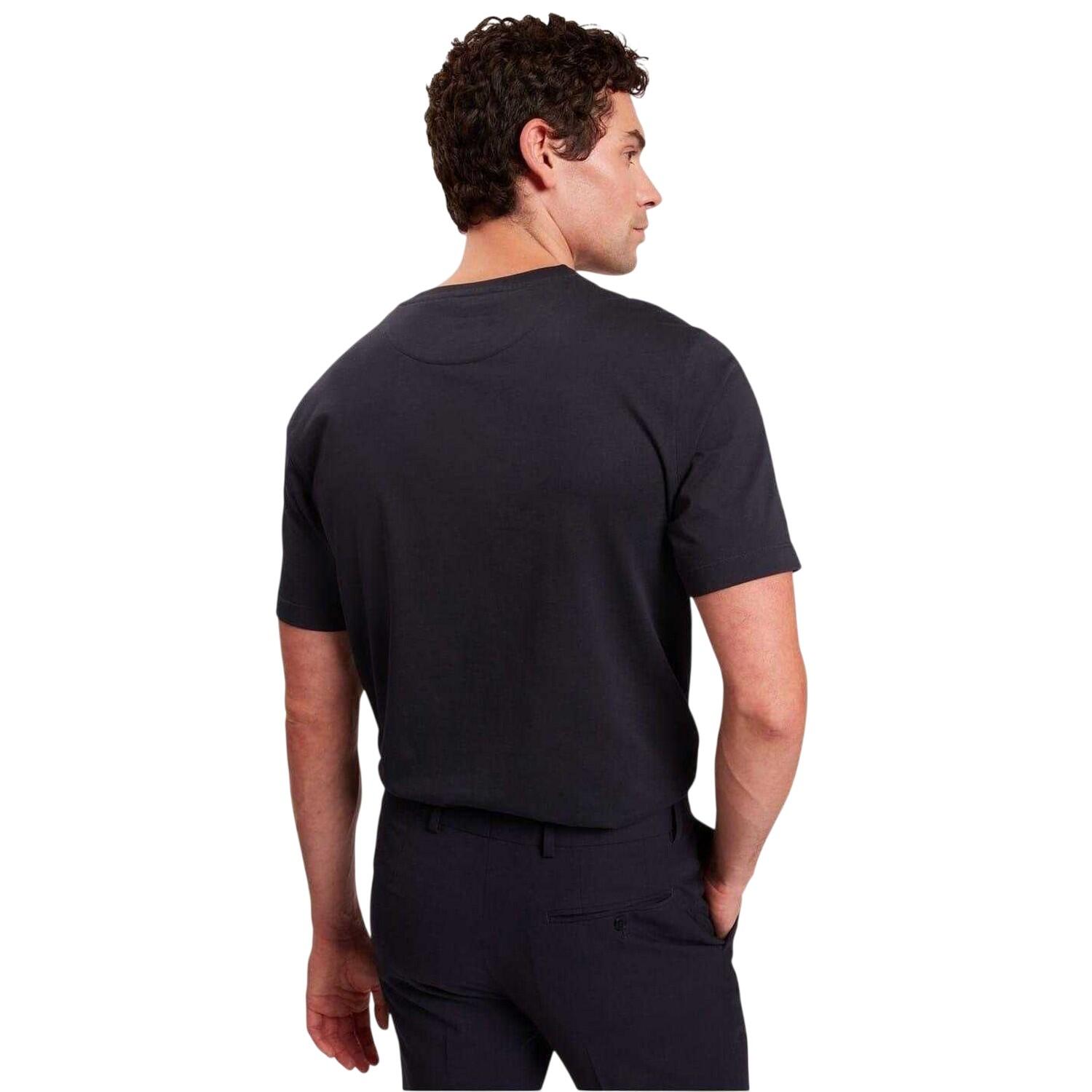 TShirt für , Rundhalsausschnitt, Regulär Herren Marine 3/4