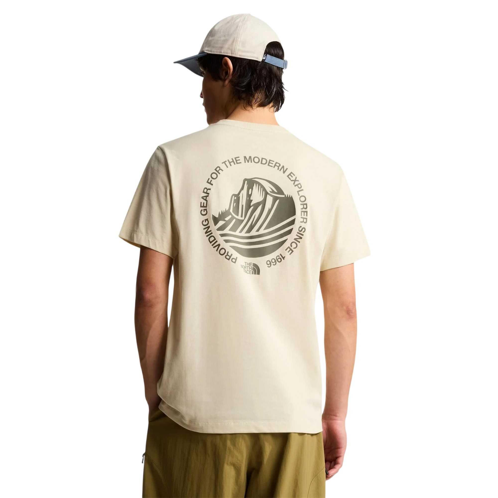 Tshirt Motif/style Graphique MONTE Homme (Marron / Beige Gris) 4/4