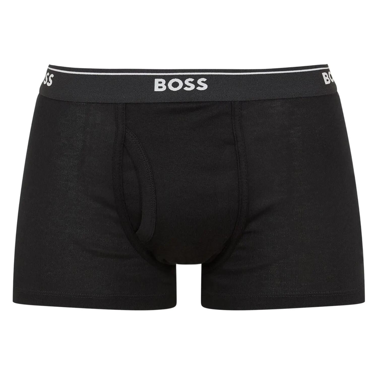 Boxer Logo Uomo Misura Confezione 2 Boss Nero 3/3
