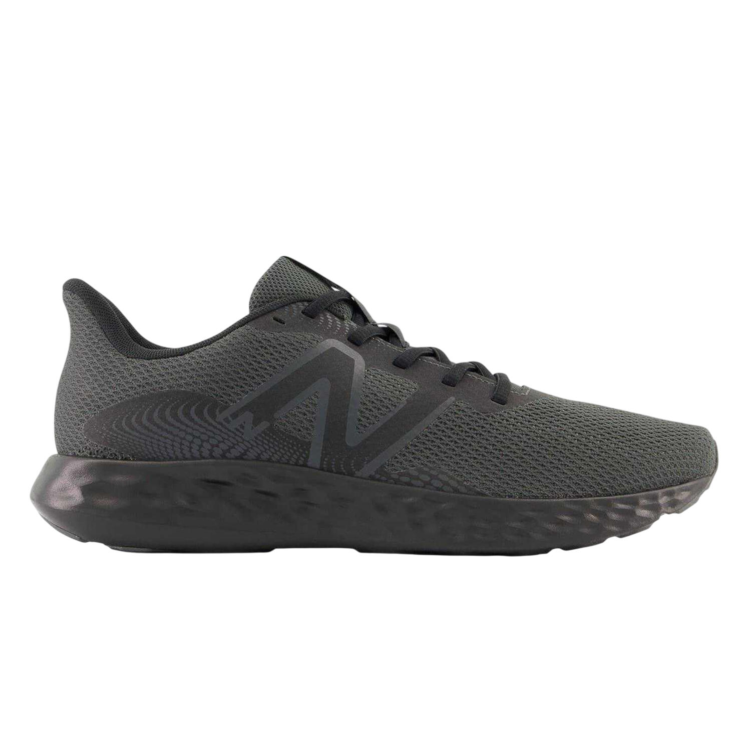 Mens 411v3 Logo Trainers (Black) 3/5