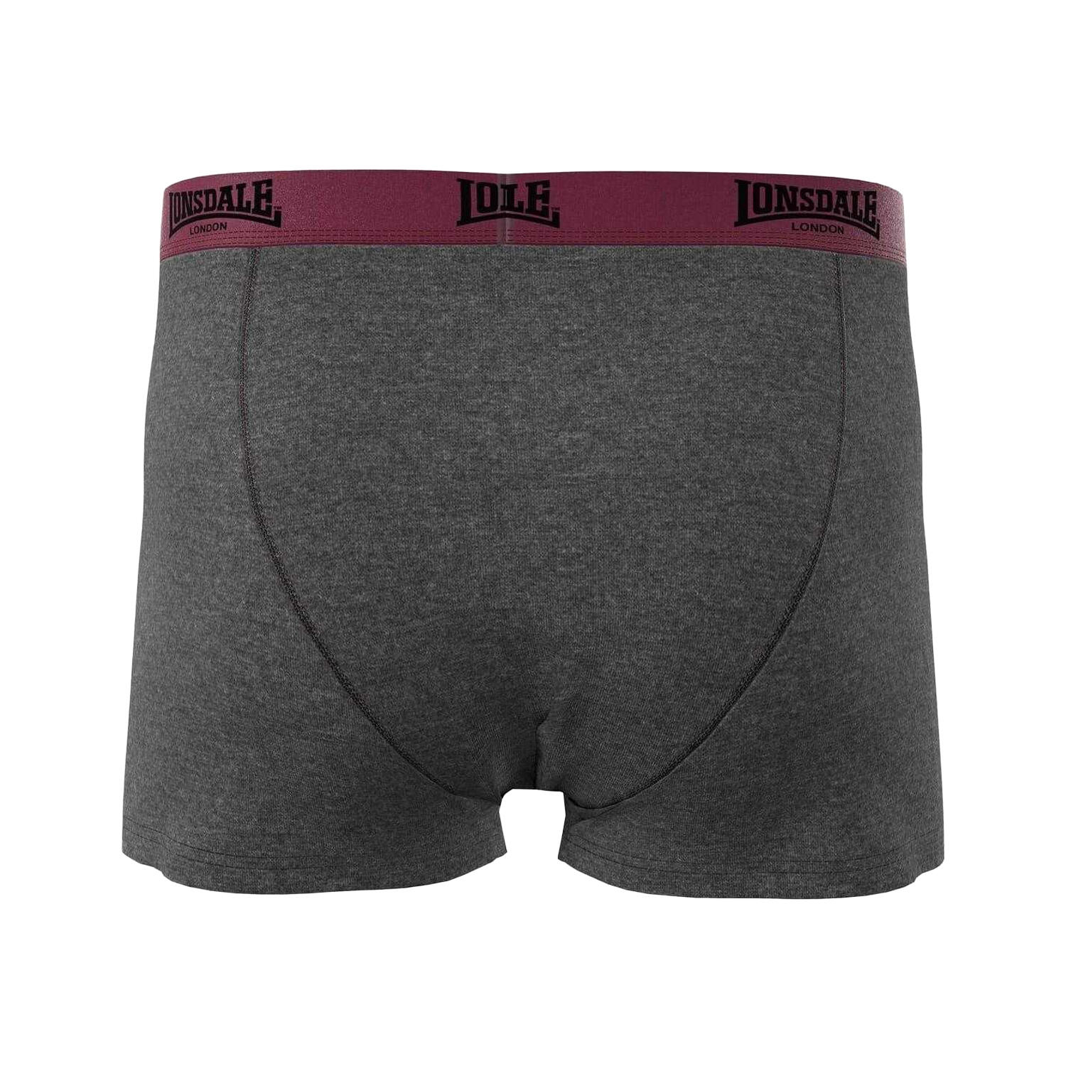 Boxershorts für (2erPack) Herren Rostfarben/Holzkohle 2/4