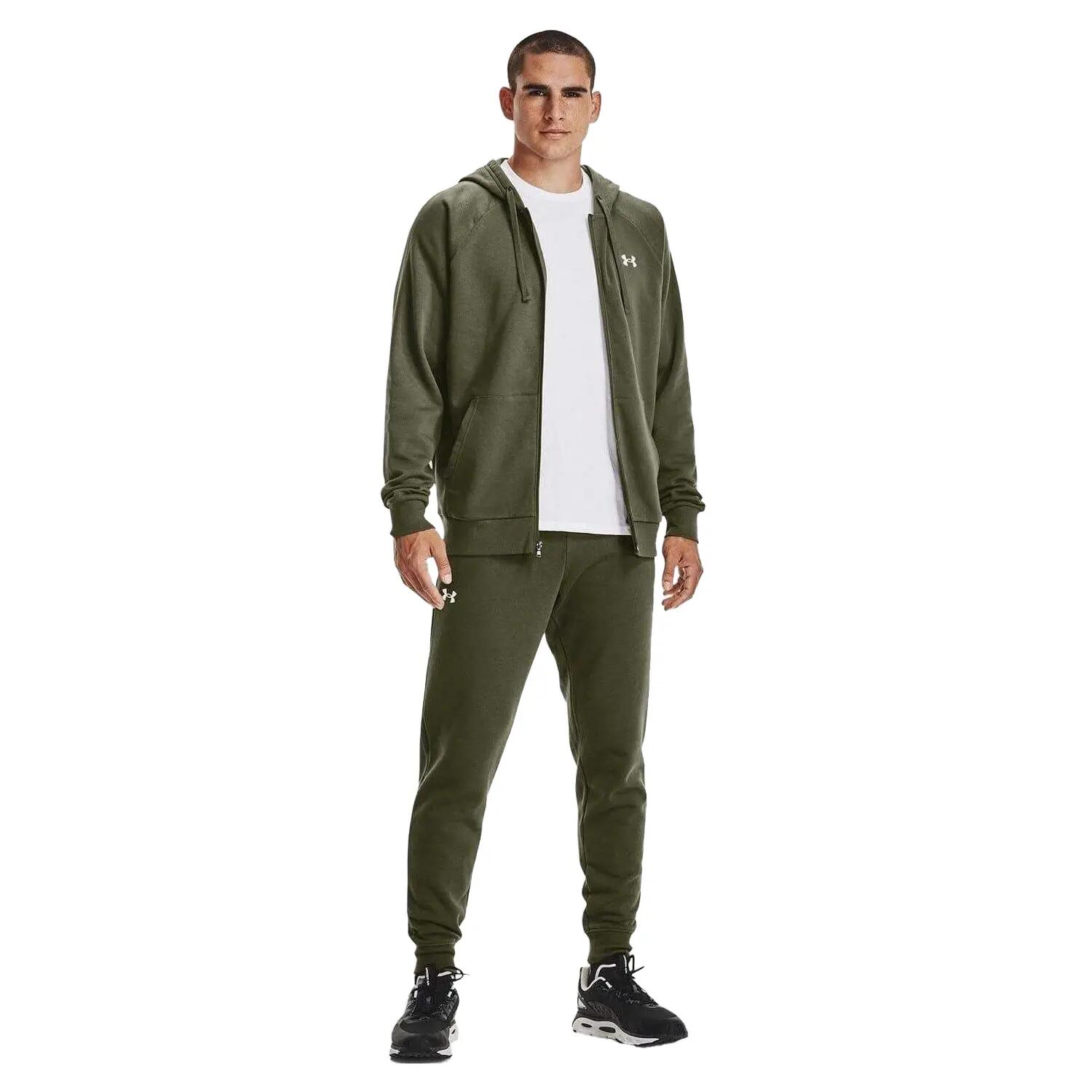 Veste À Capuche RIVAL Homme (Vert Olive) 4/4