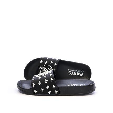Claquettes Noir/Blanch Mixte PSG Citral Jr