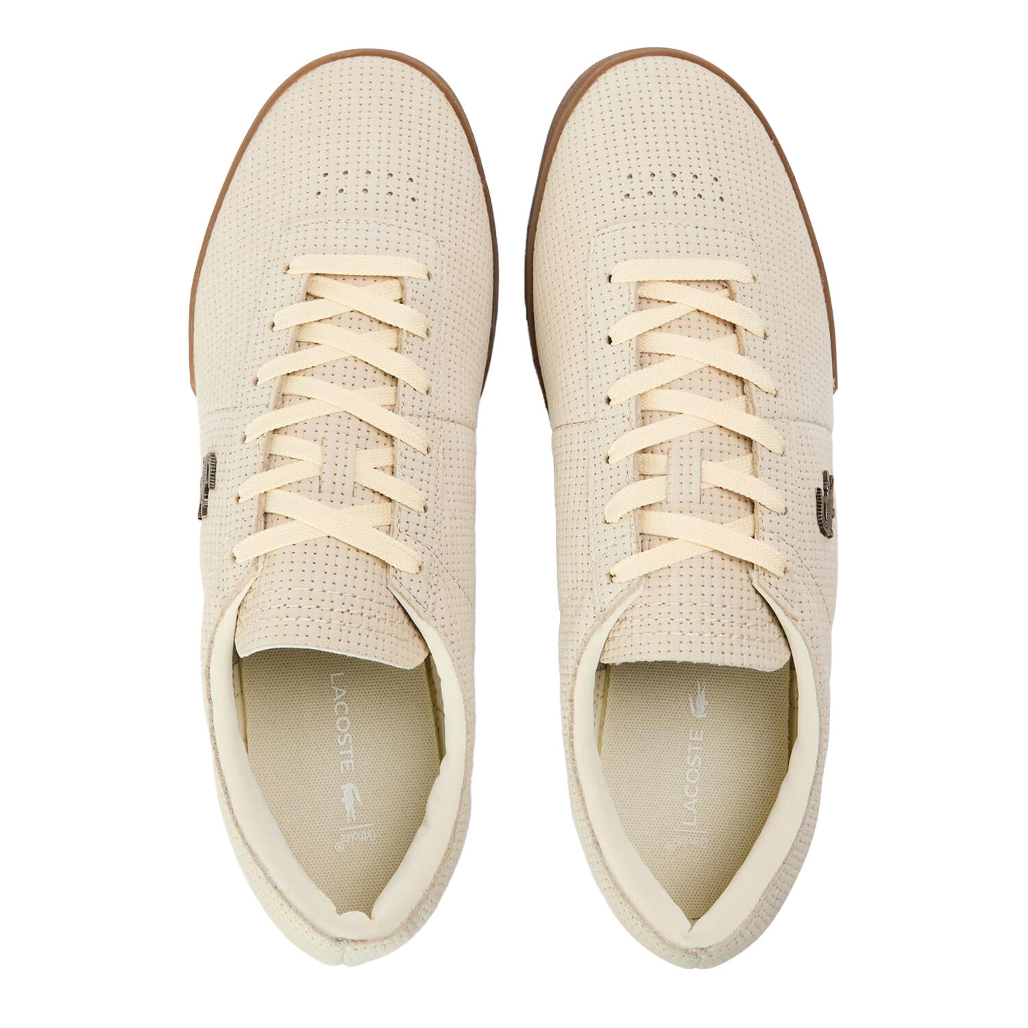 "Aura" Sneaker für , Leder Herren Naturweiß 3/4