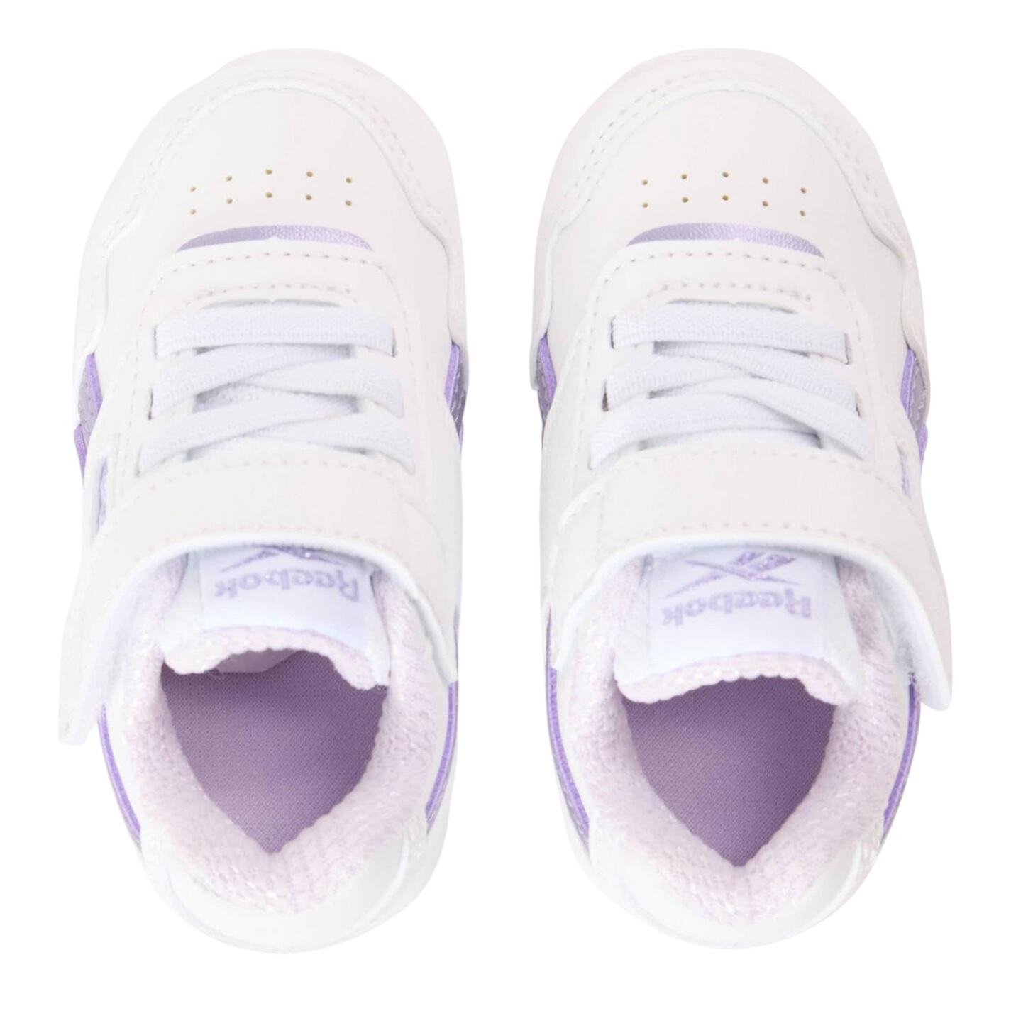 "Glide" Sneaker für , Elastischer Riemen Kinder Weiß/Violett 3/3