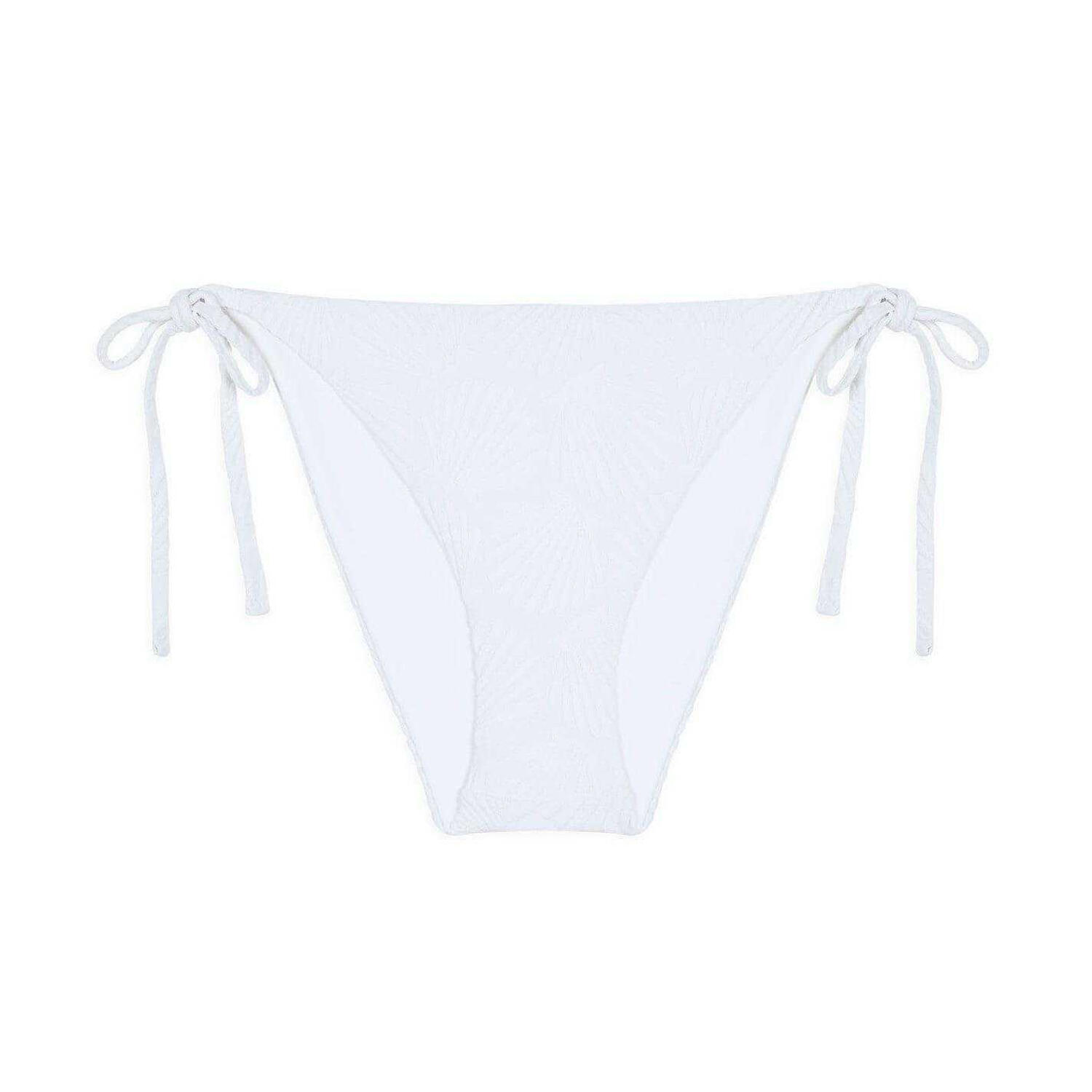 Womens/Ladies Triangle Bikini Bottoms (White) 2/5