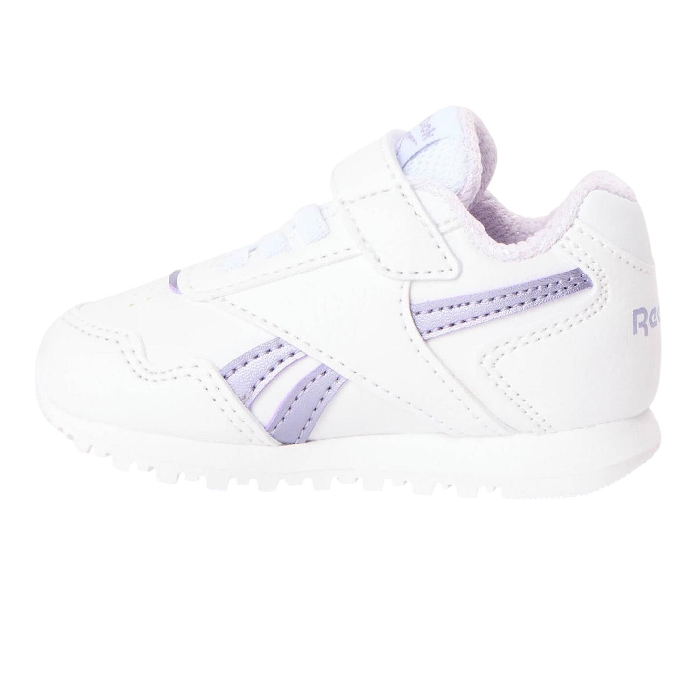 "Glide" Sneaker für , Elastischer Riemen Kinder Weiß/Violett 2/3