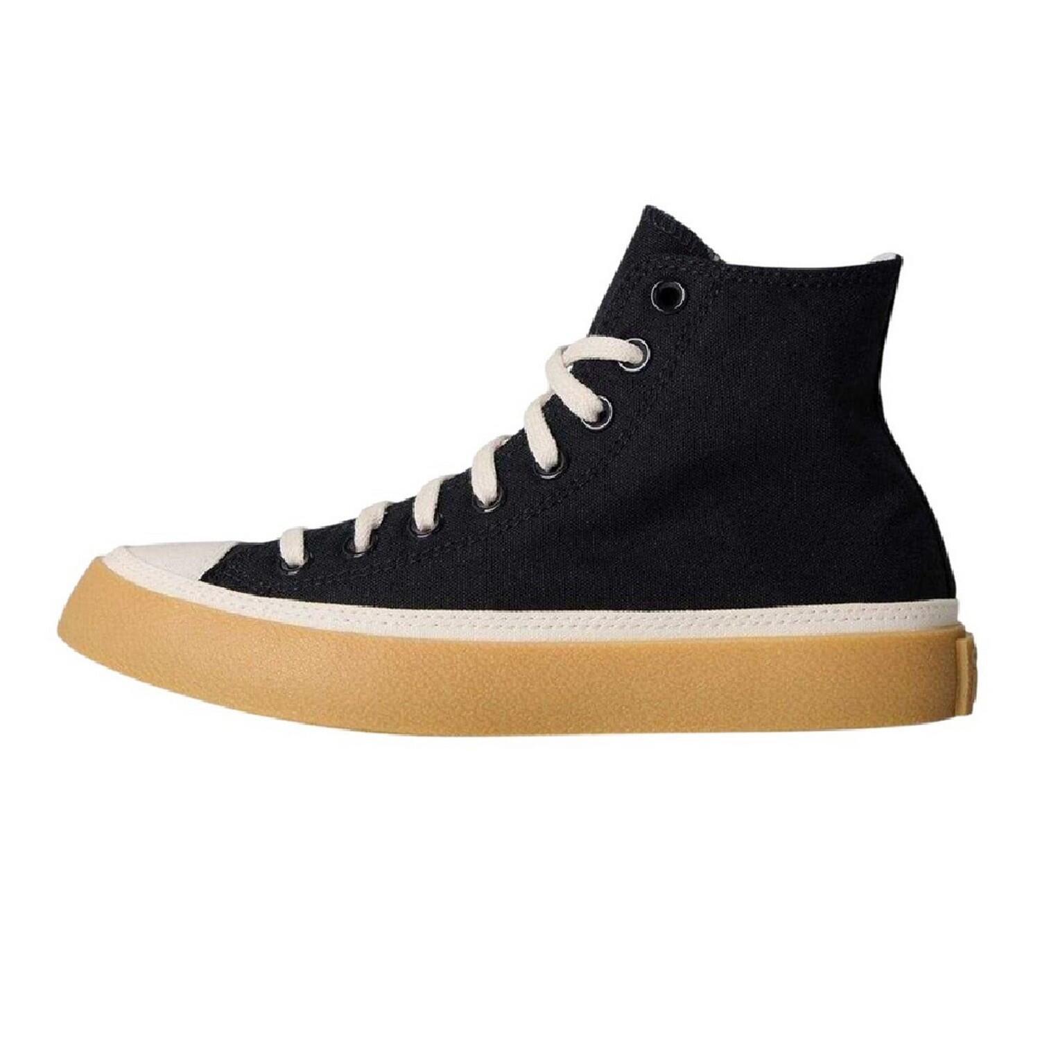 Womens/Ladies All Star Canvas High Top Trainers (Black) 3/3