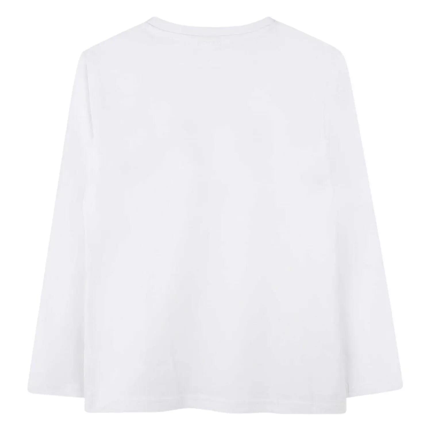 TShirt für , Langärmlig Kinder Weiß 2/2